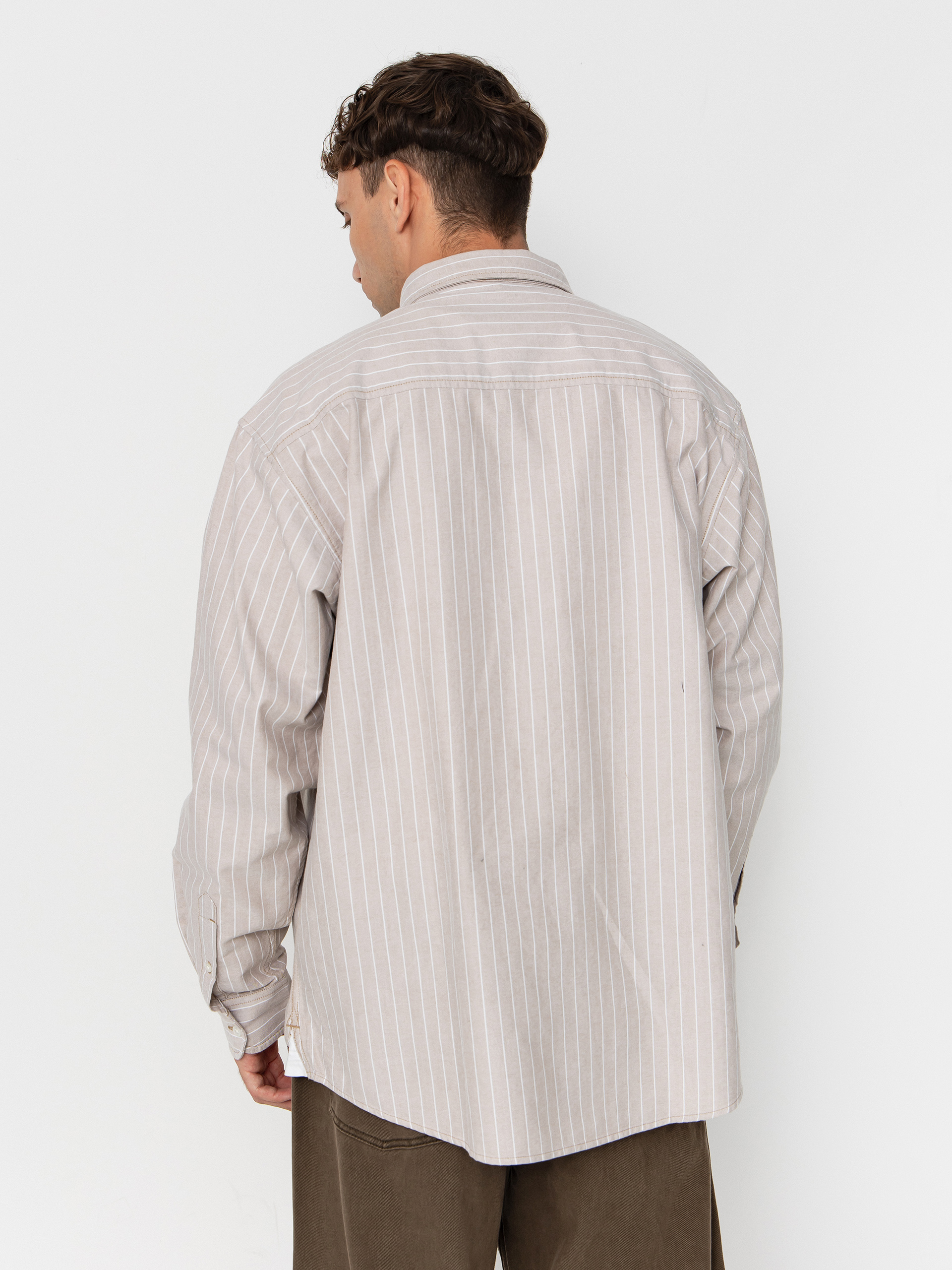 Koszula Carhartt WIP Cassel (cassel stripe/peanut/white)