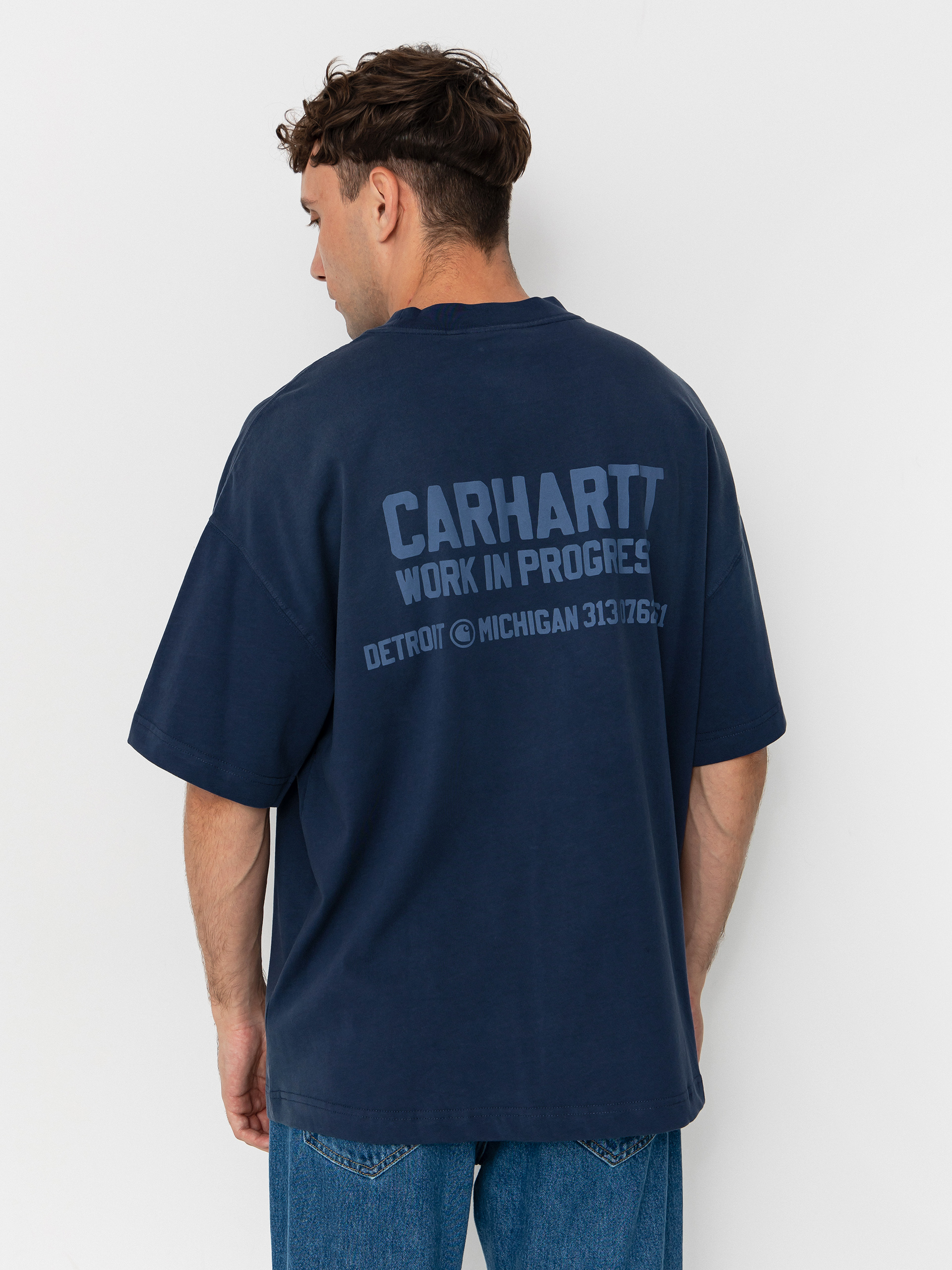 T-shirt Carhartt WIP Distance (jupiter/stone dyed)