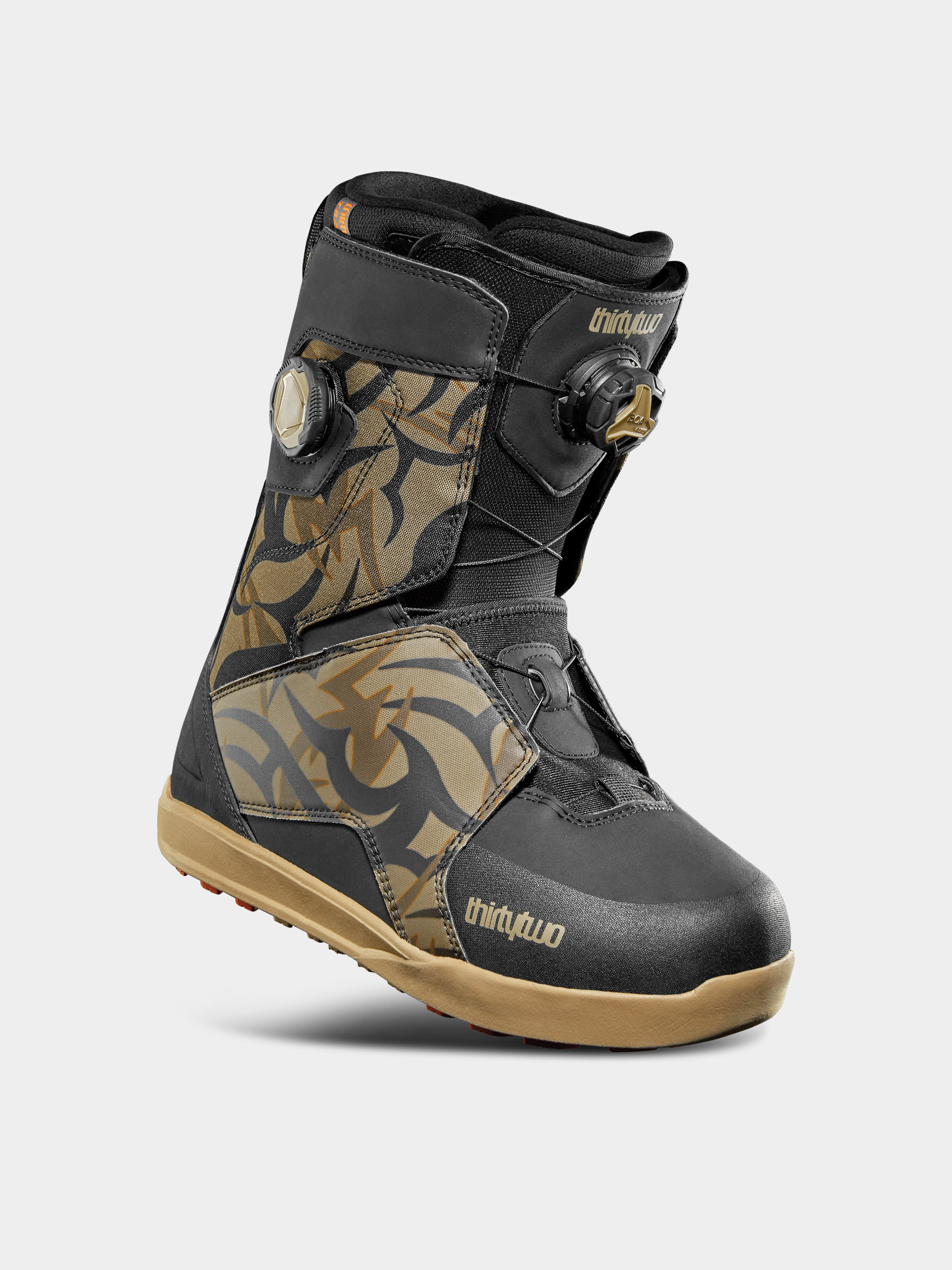 Buty snowboardowe ThirtyTwo Lashed Double Boa Corduroy (black/print)