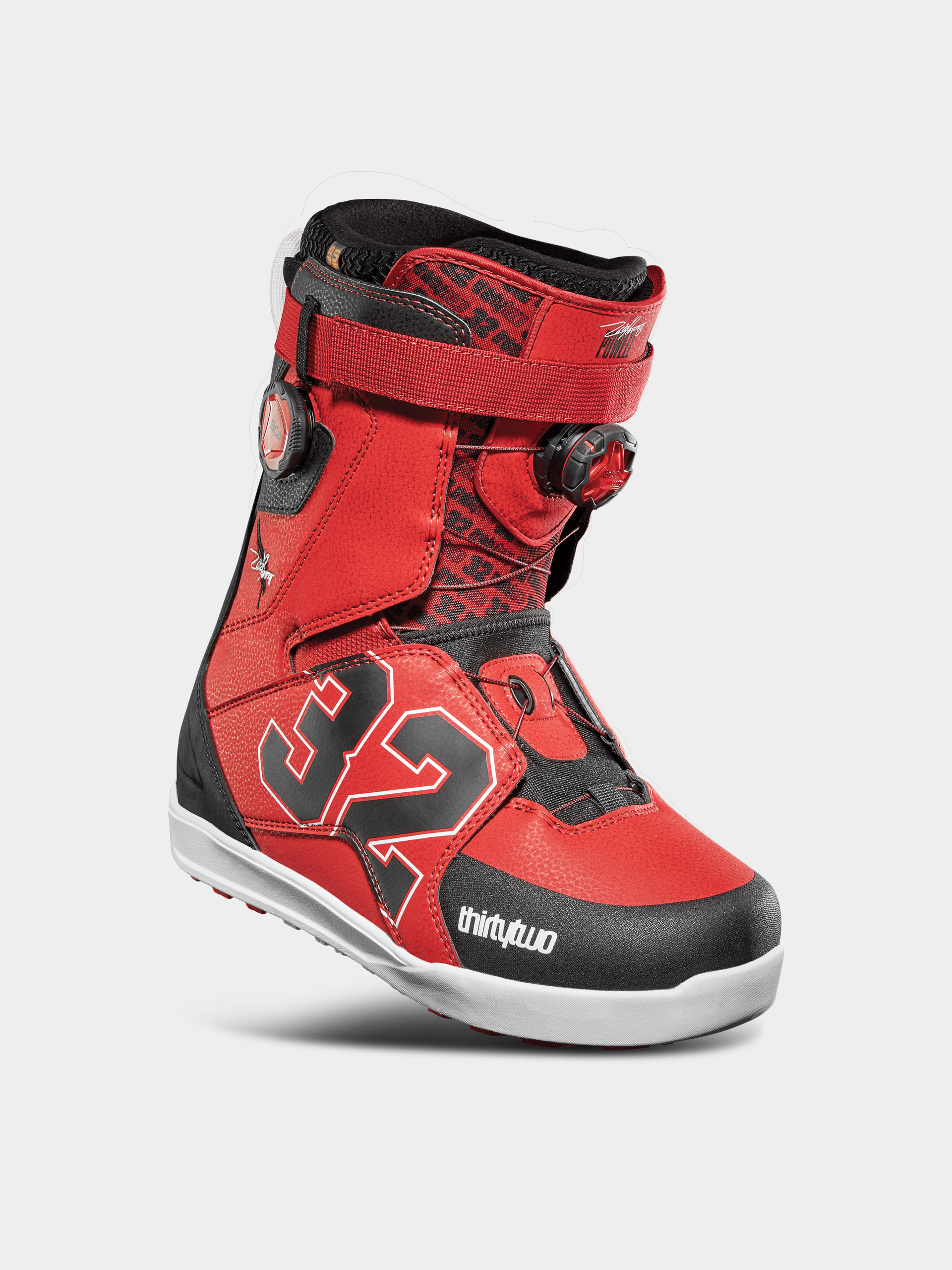 Buty snowboardowe ThirtyTwo Lashed Double Boa Zeb (black/red)
