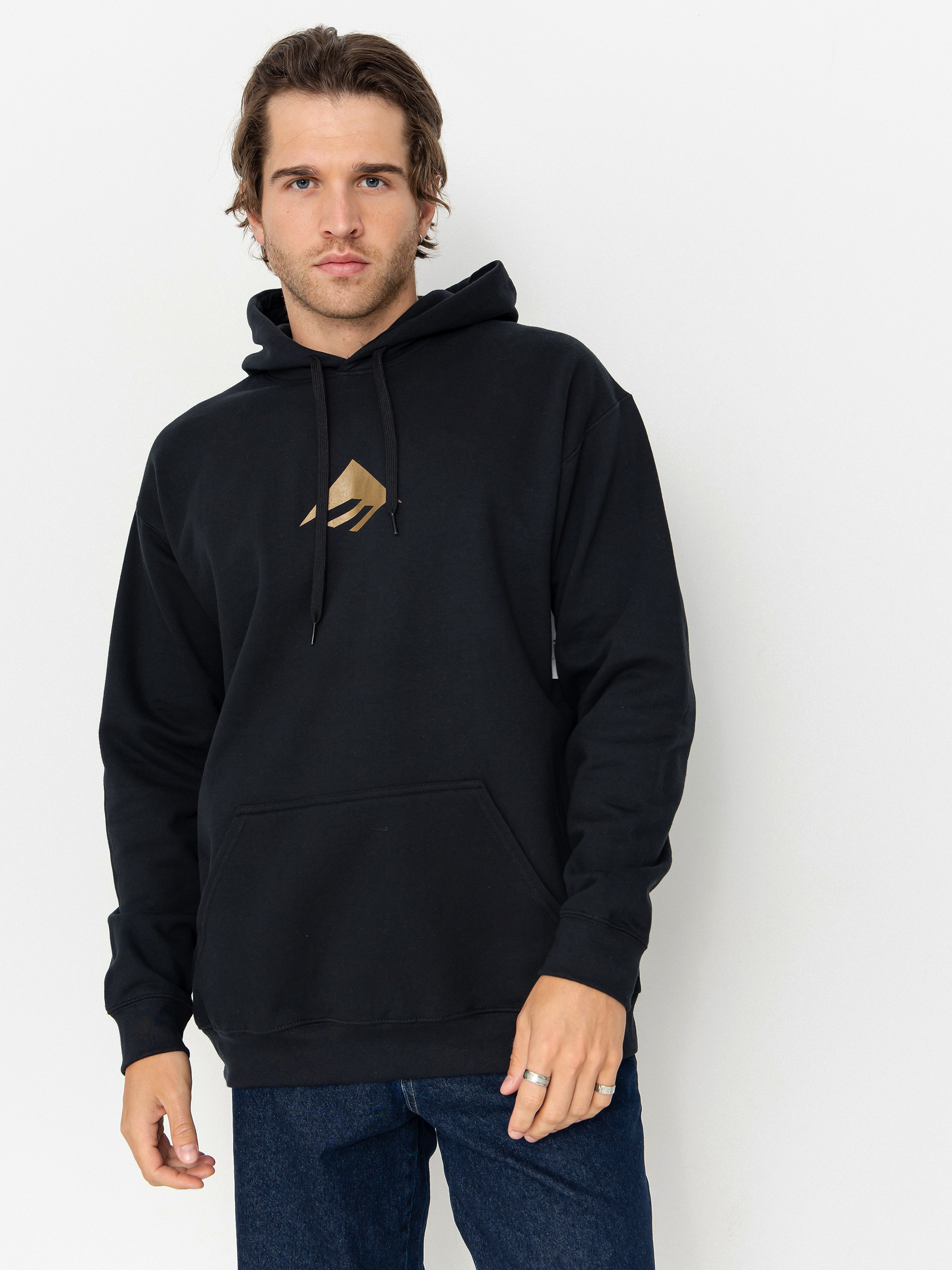 Bluza z kapturem Emerica Triangle HD (black/gold)