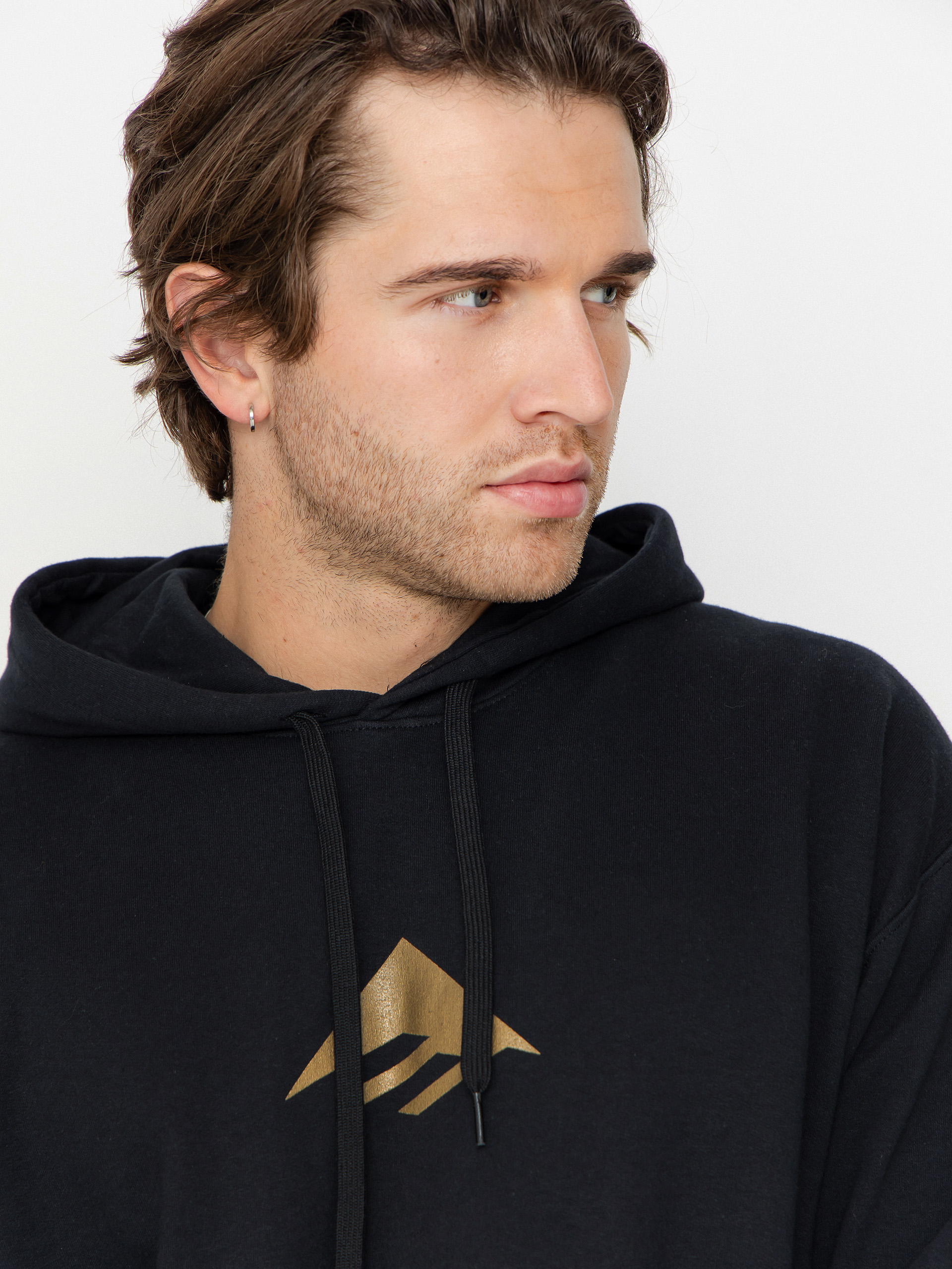 Bluza z kapturem Emerica Triangle HD (black/gold)