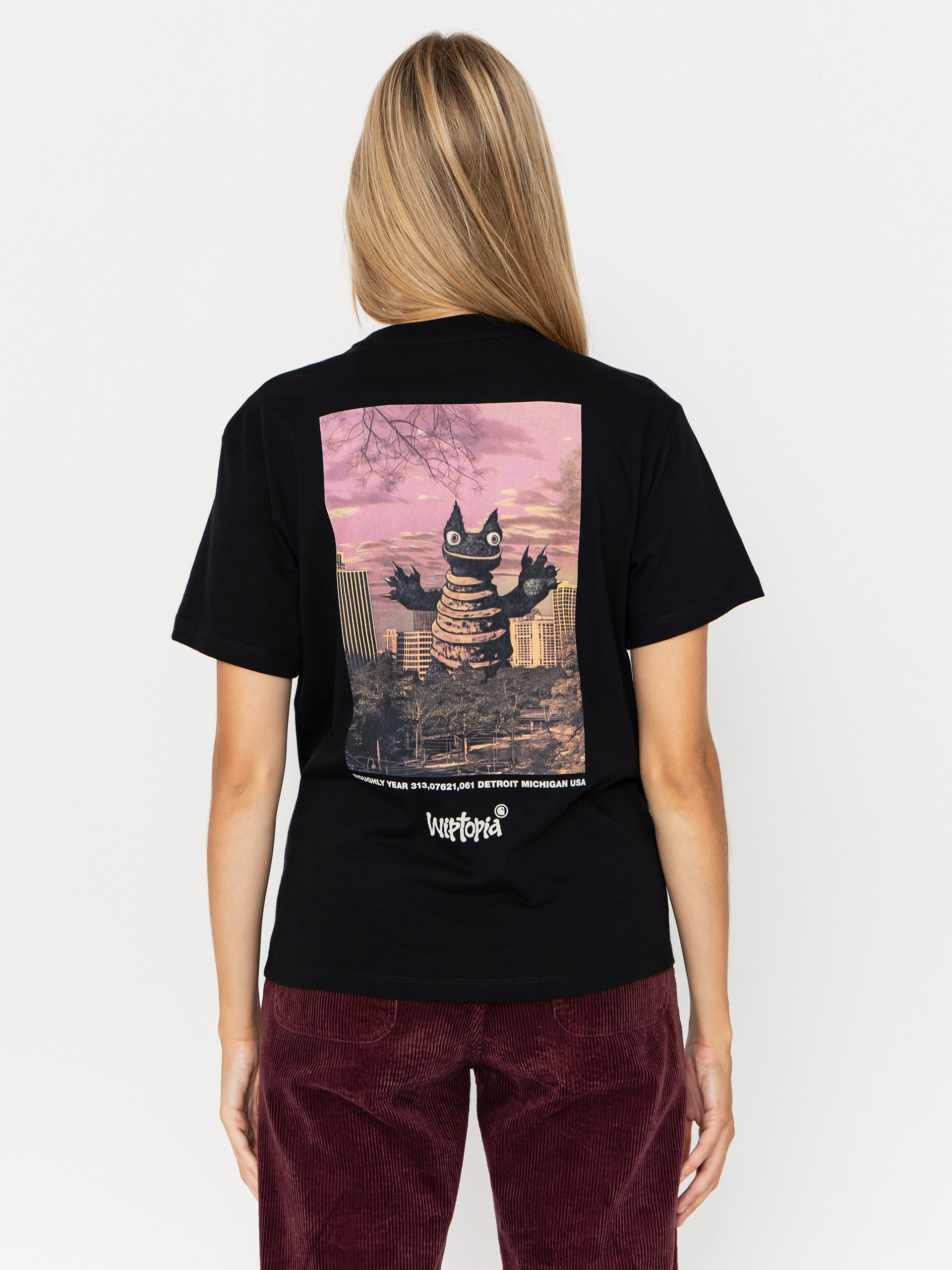 T-shirt Carhartt WIP Wiptopia Wmn (black)