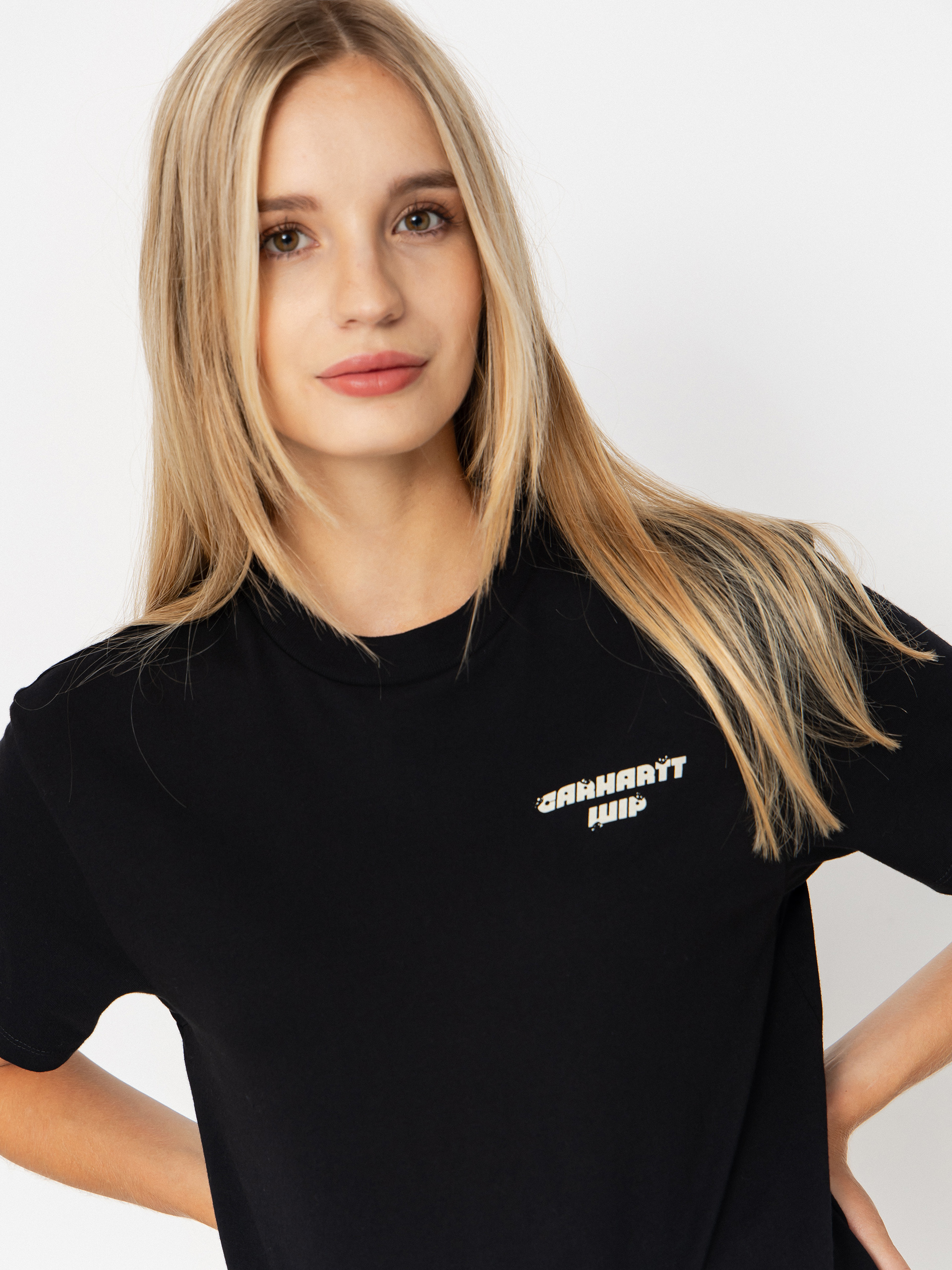 T-shirt Carhartt WIP Wiptopia Wmn (black)