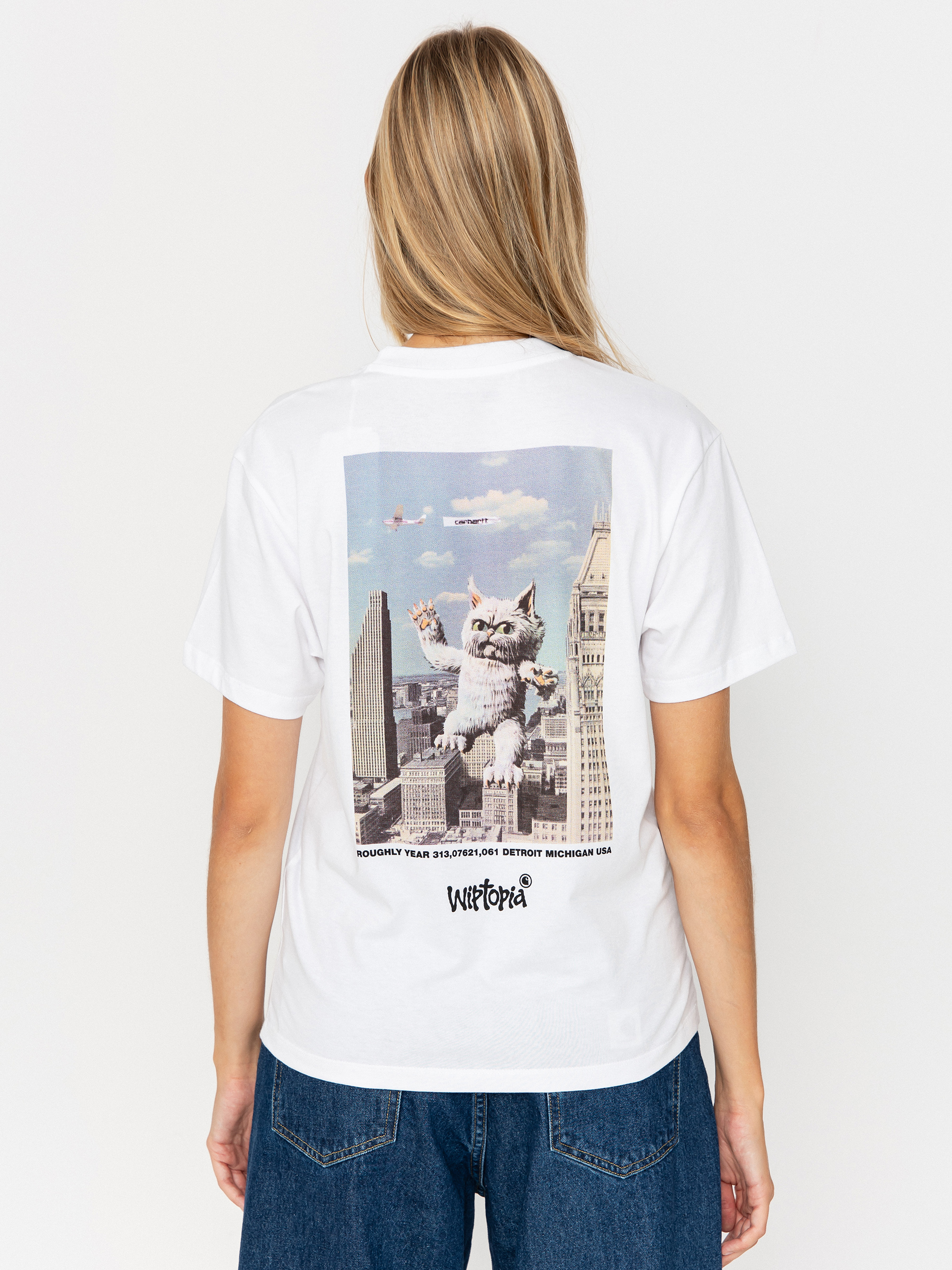 T-shirt Carhartt WIP Wiptopia Wmn (white)