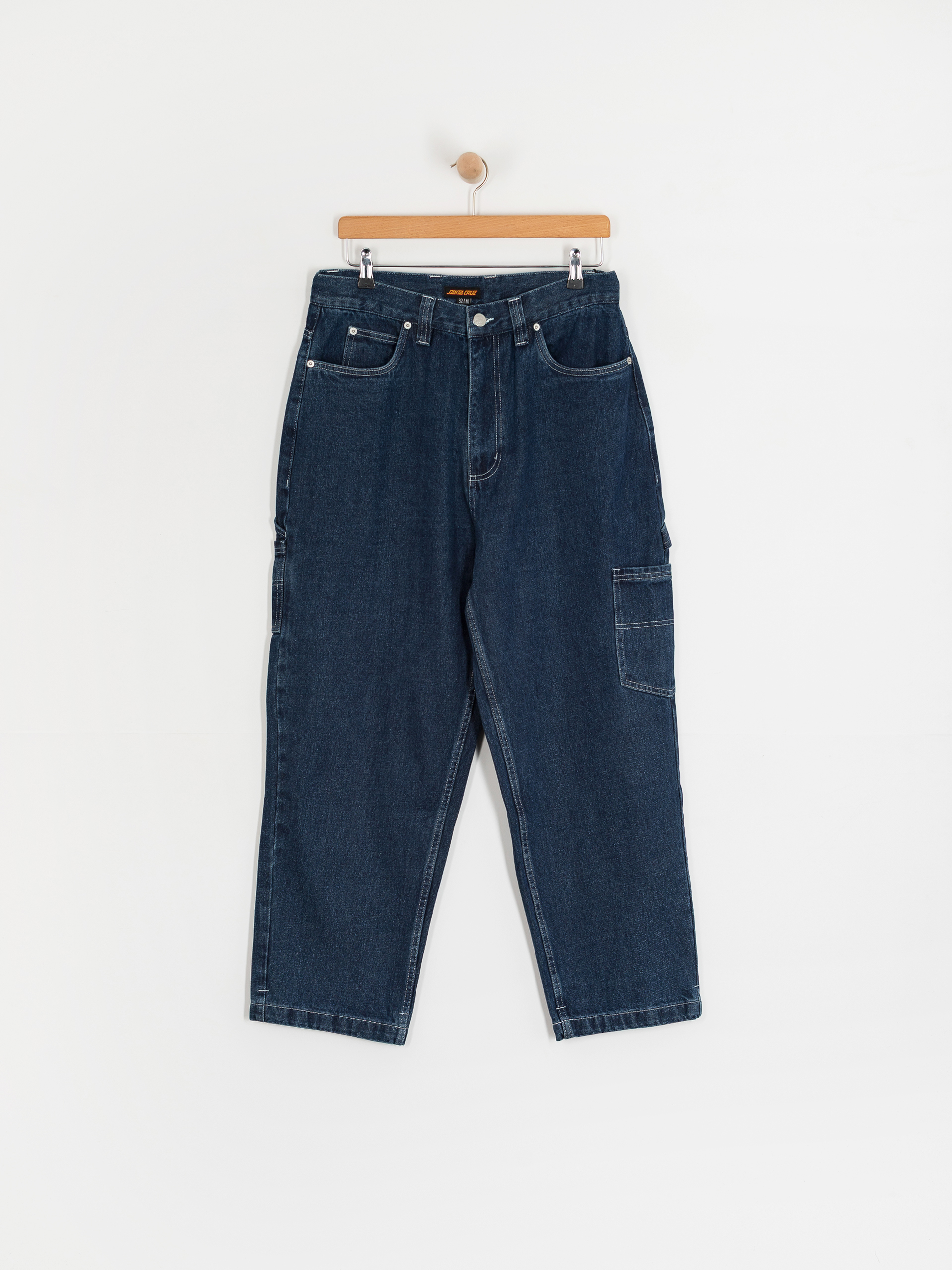 Spodnie Santa Cruz Carpenter (dark denim/white)
