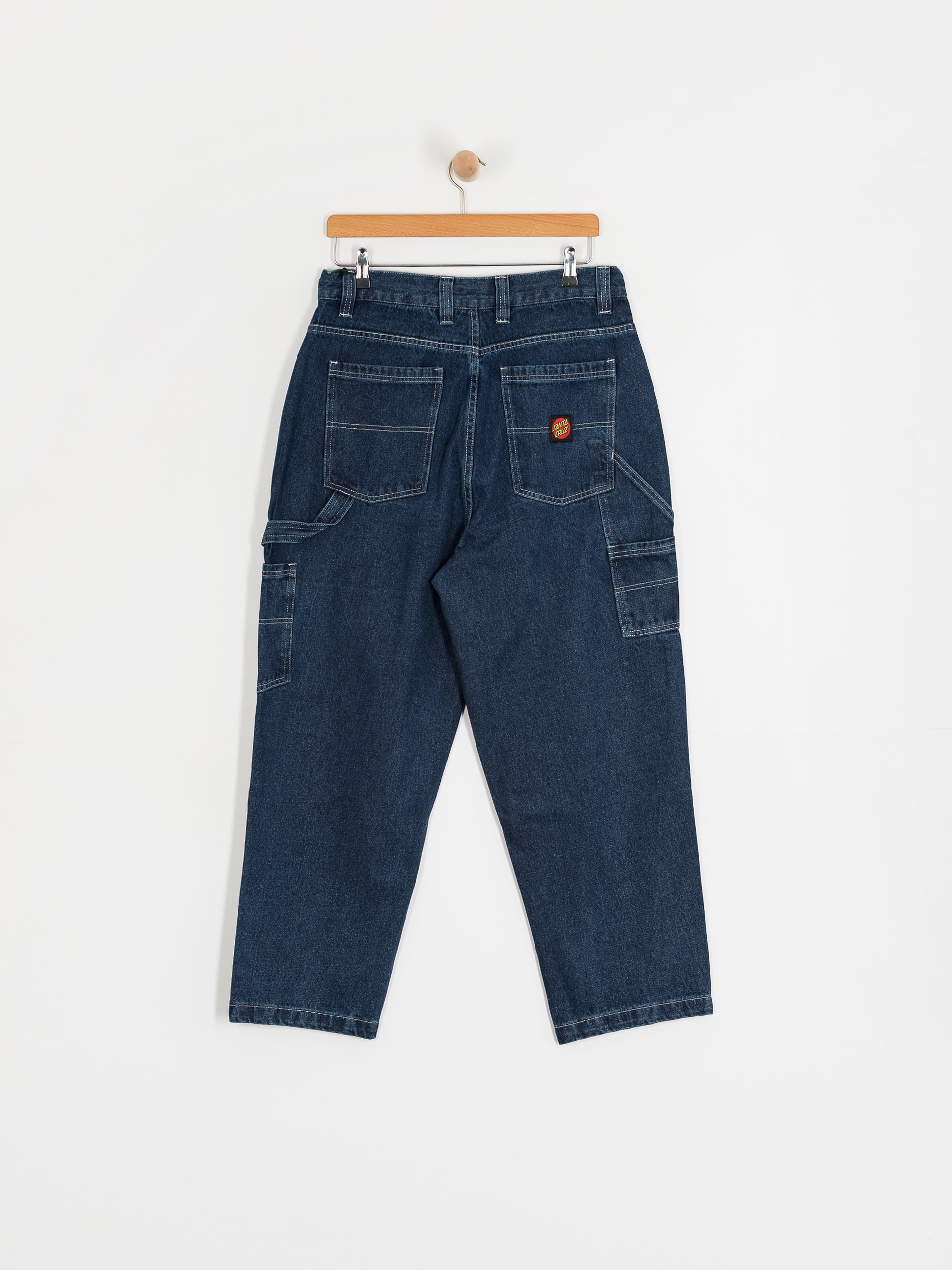 Spodnie Santa Cruz Carpenter (dark denim/white)