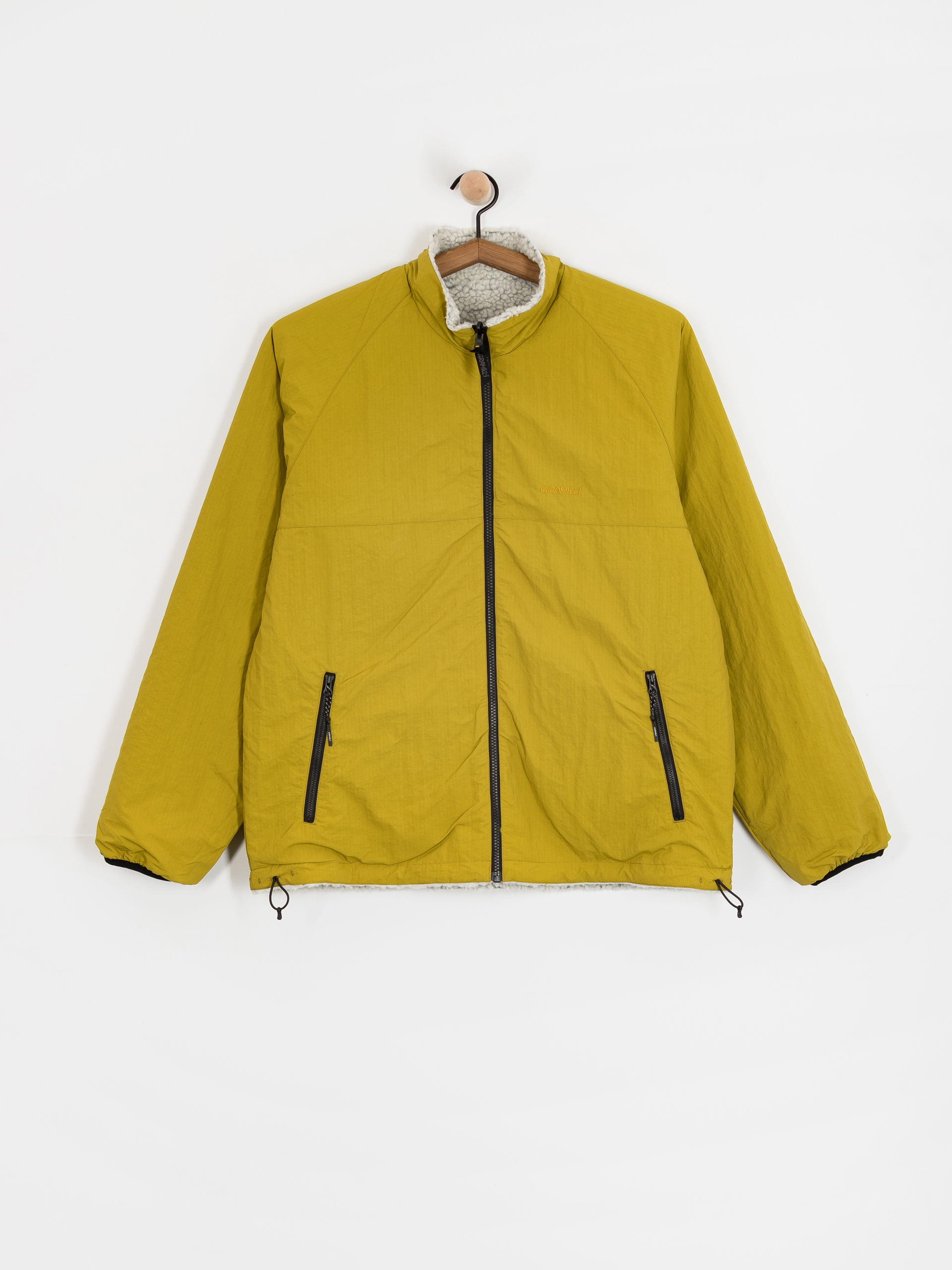 Kurtka Gramicci Reversible Sherpa (natural/chartreuse)