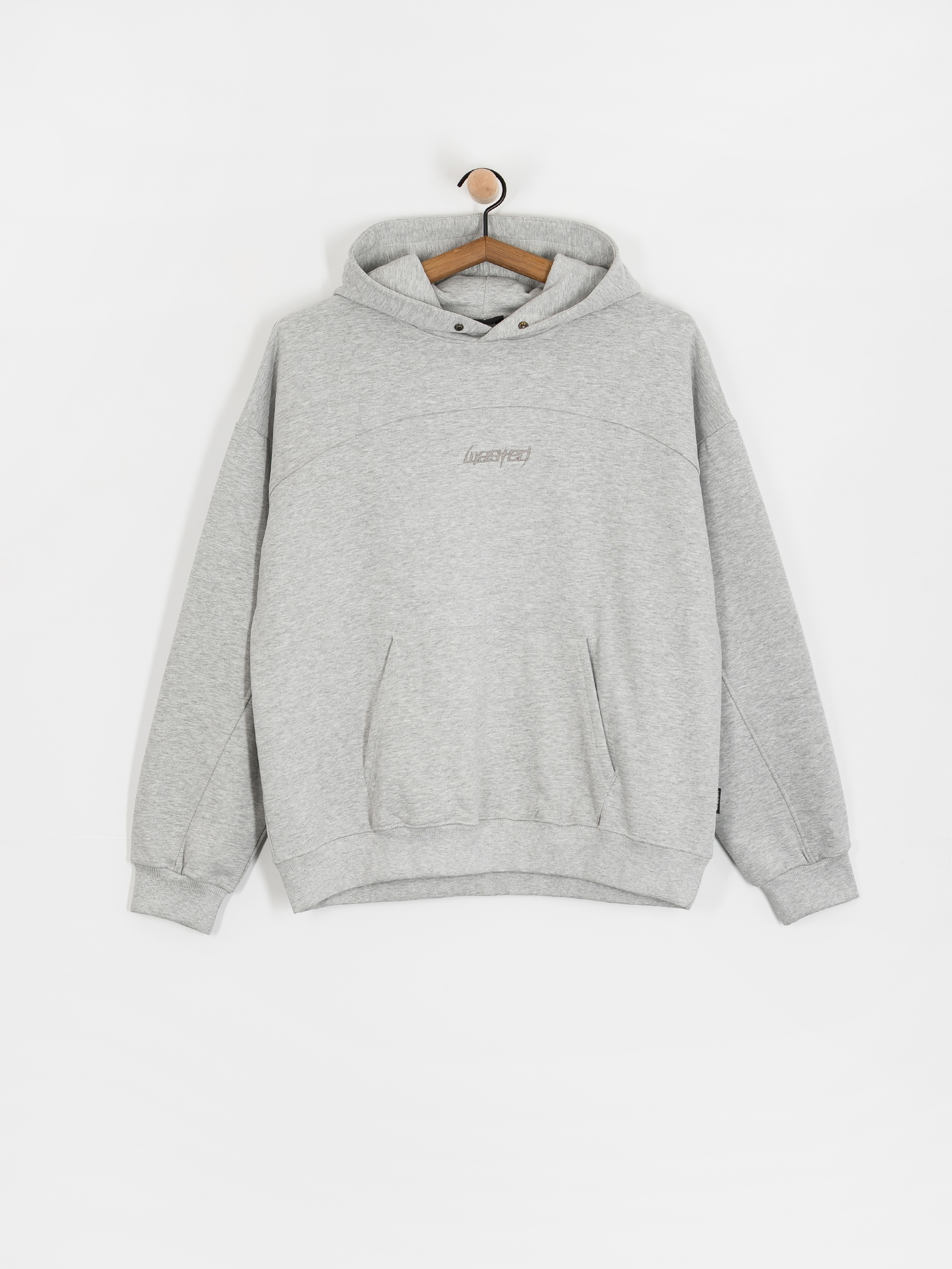Bluza z kapturem Wasted Paris Switchblade Boxy HD (ash grey)