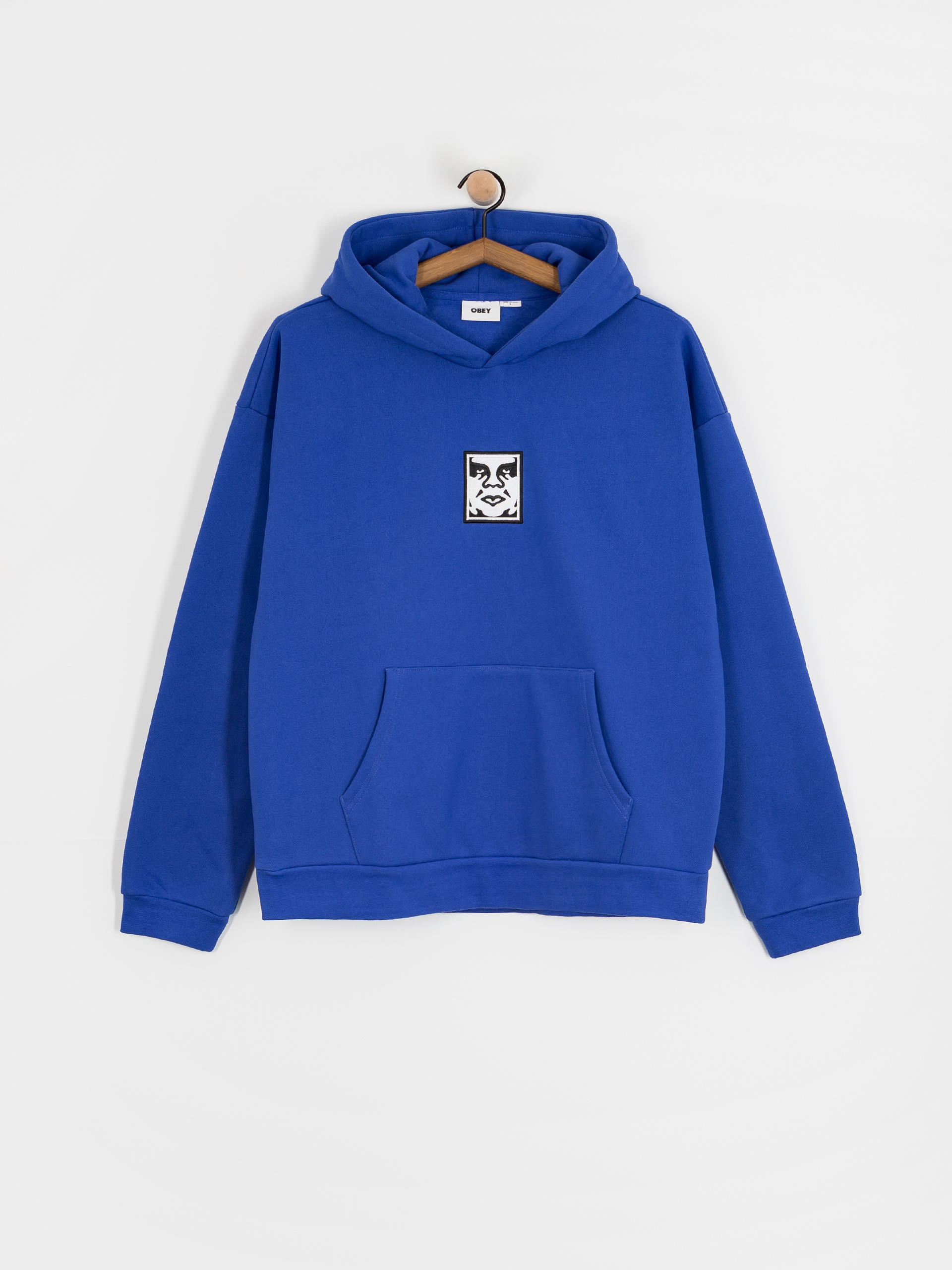 Bluza z kapturem OBEY Icon Extra Heavy II HD (dazzling blue)