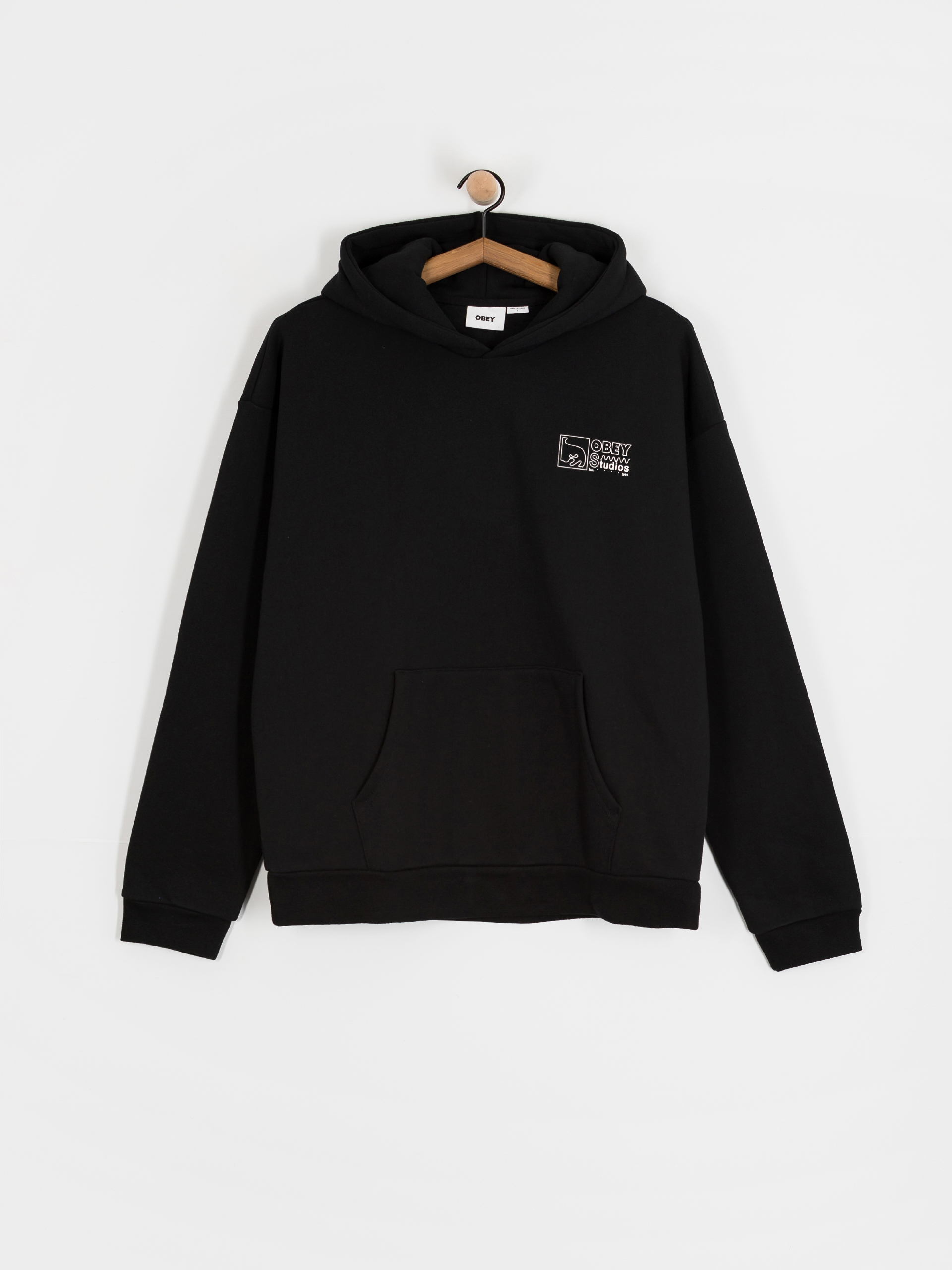 Bluza z kapturem OBEY Nico Extra Heavy HD (black)