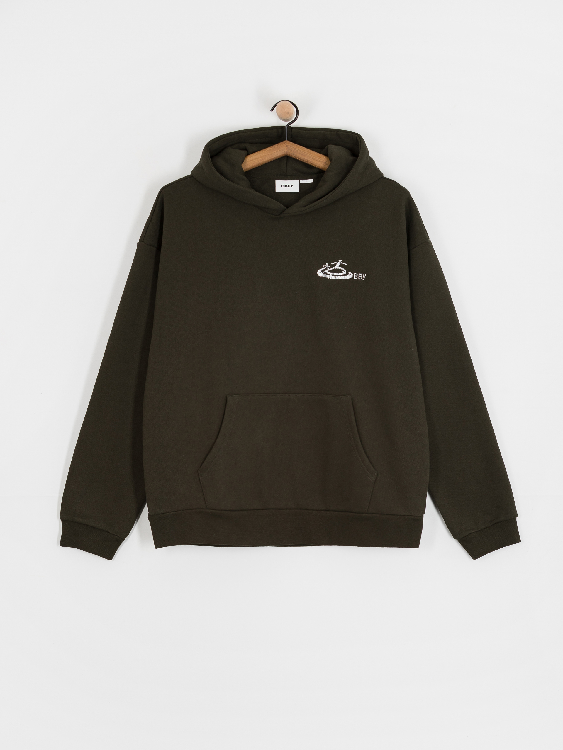 Bluza z kapturem OBEY Corp Extra Heavy HD (rosin)