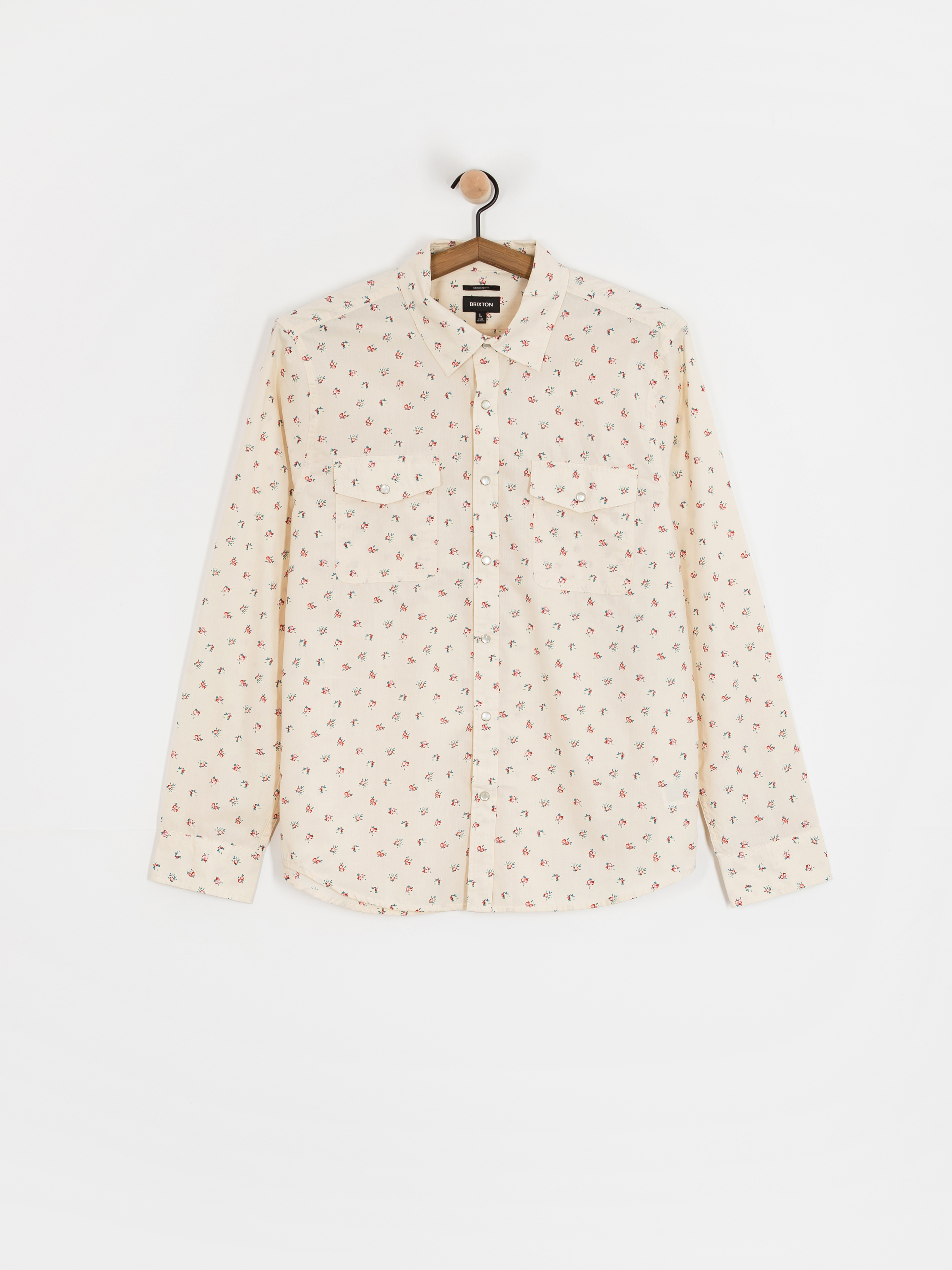 Koszula Brixton Wayne Wvn Ls (whitecap)