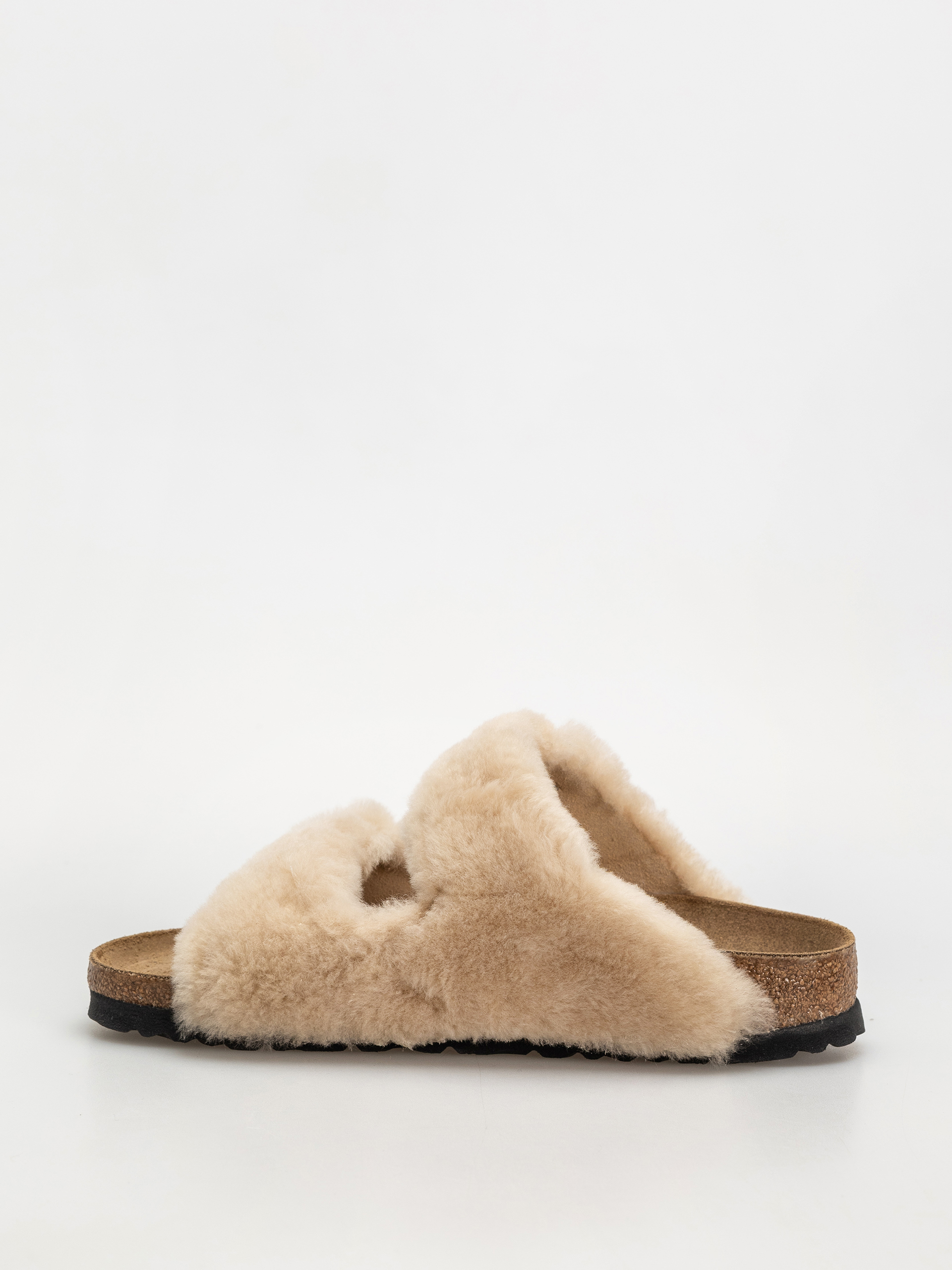 Klapki Birkenstock Arizona Shearling Cover Upper Narrow Wmn (sandcastle)