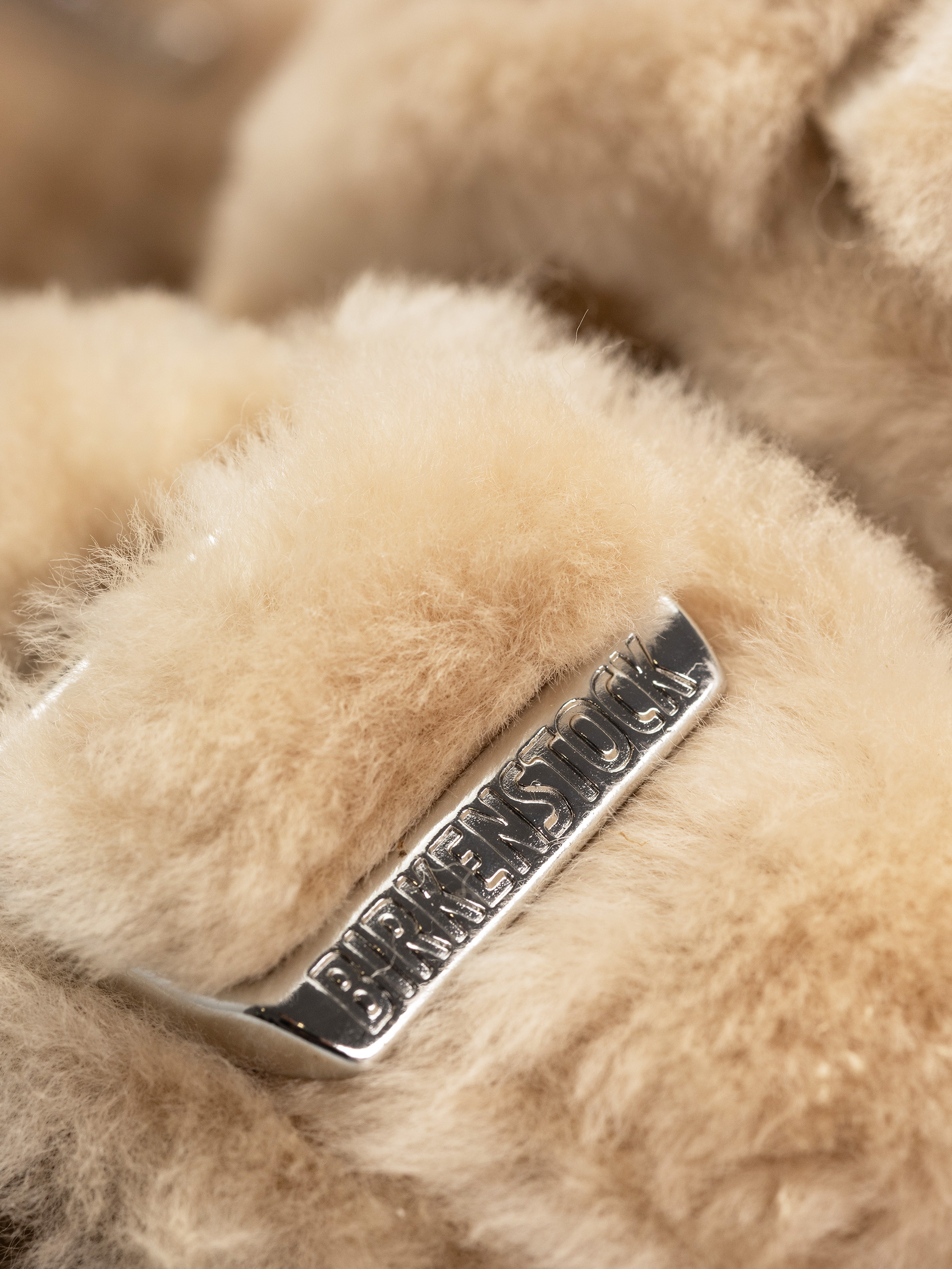 Klapki Birkenstock Arizona Shearling Cover Upper Narrow Wmn (sandcastle)