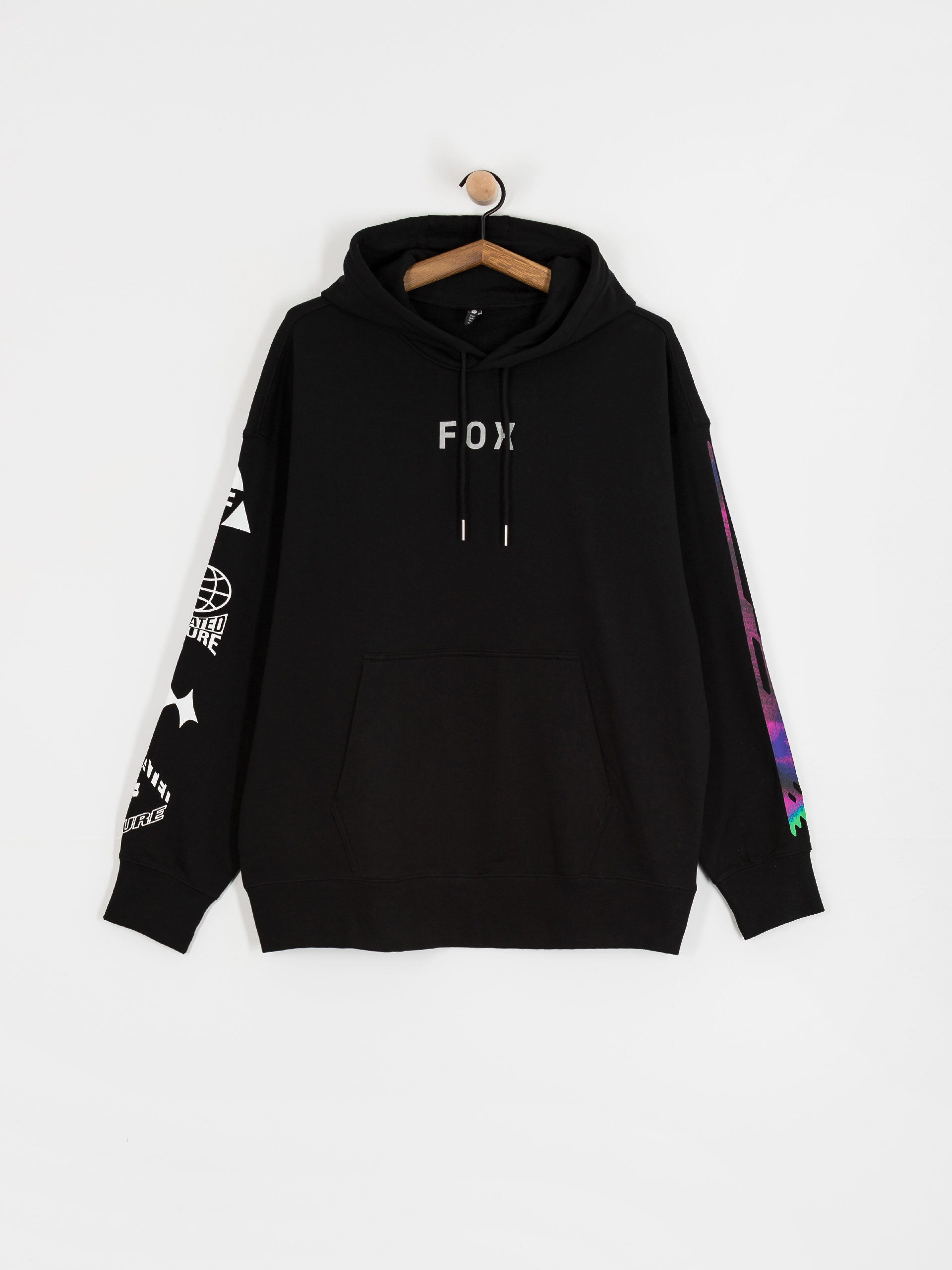 Bluza z kapturem Fox Image Cosmo Oversized HD (black)