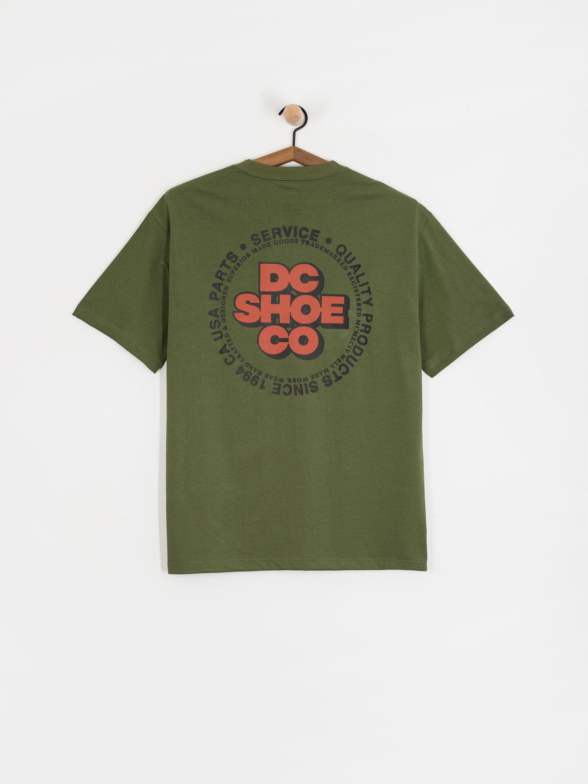 T-shirt DC Work Circle (bronze green)