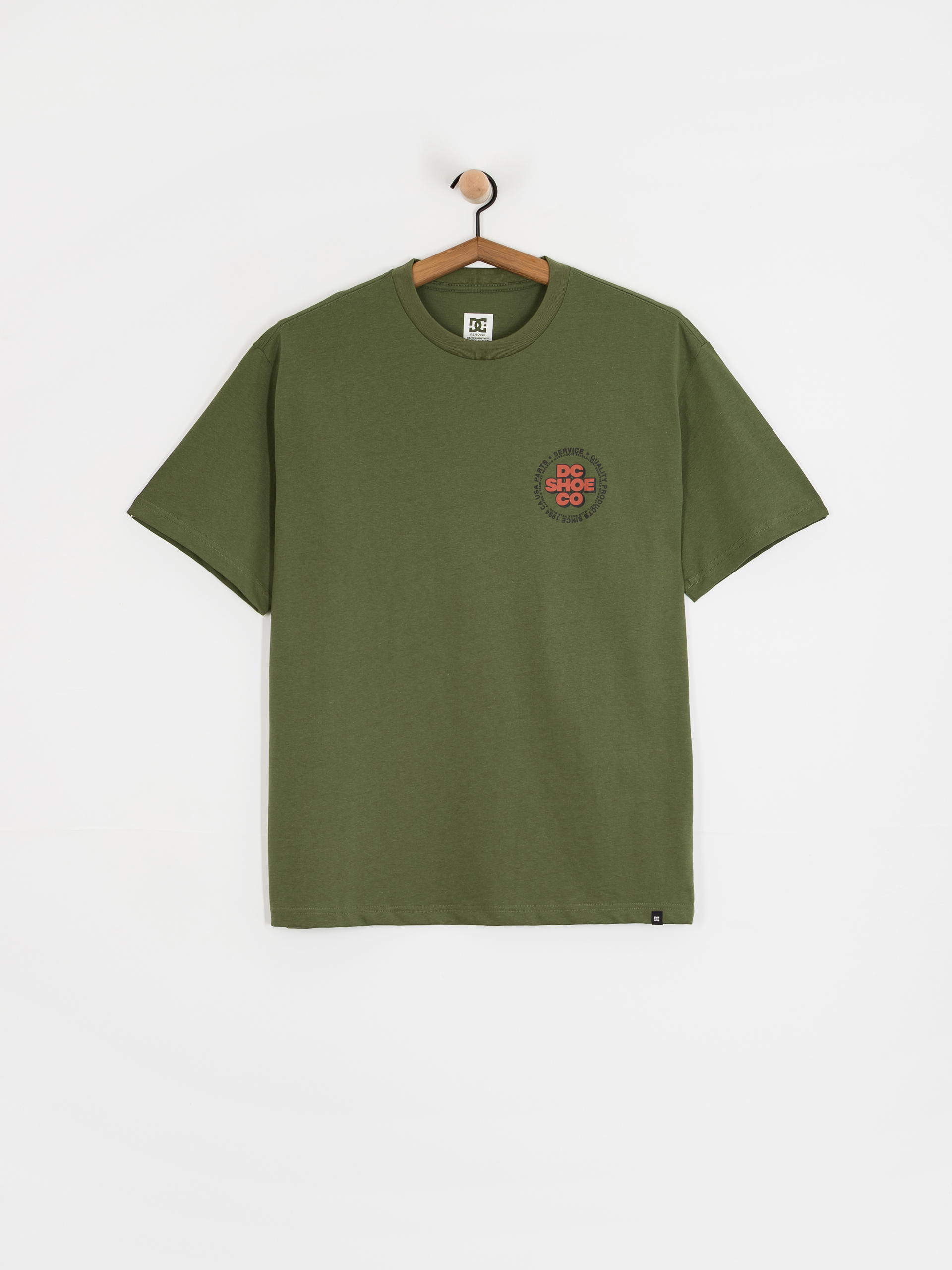 T-shirt DC Work Circle (bronze green)
