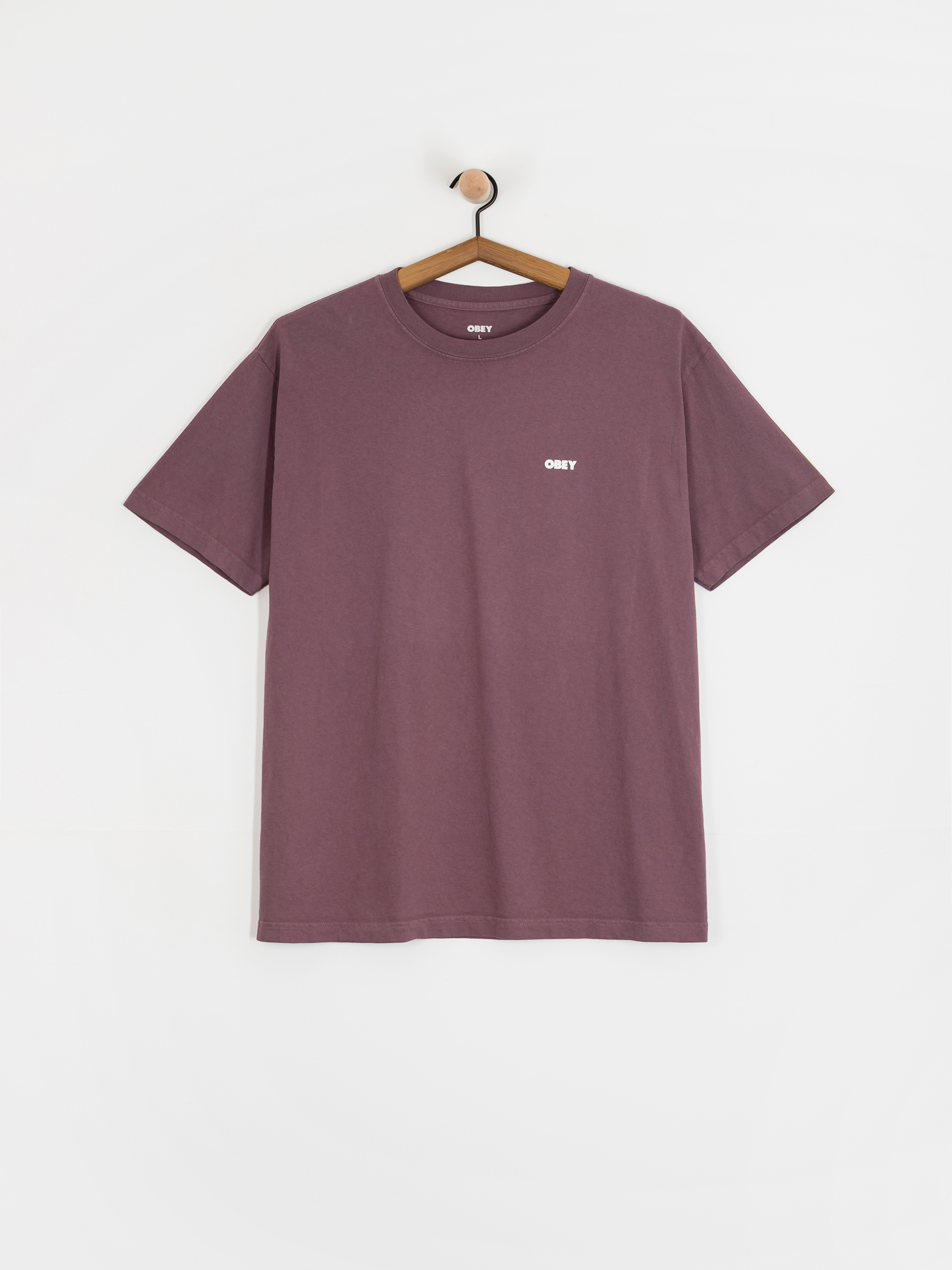 T-shirt OBEY Bold Star (pigment plum perfect)