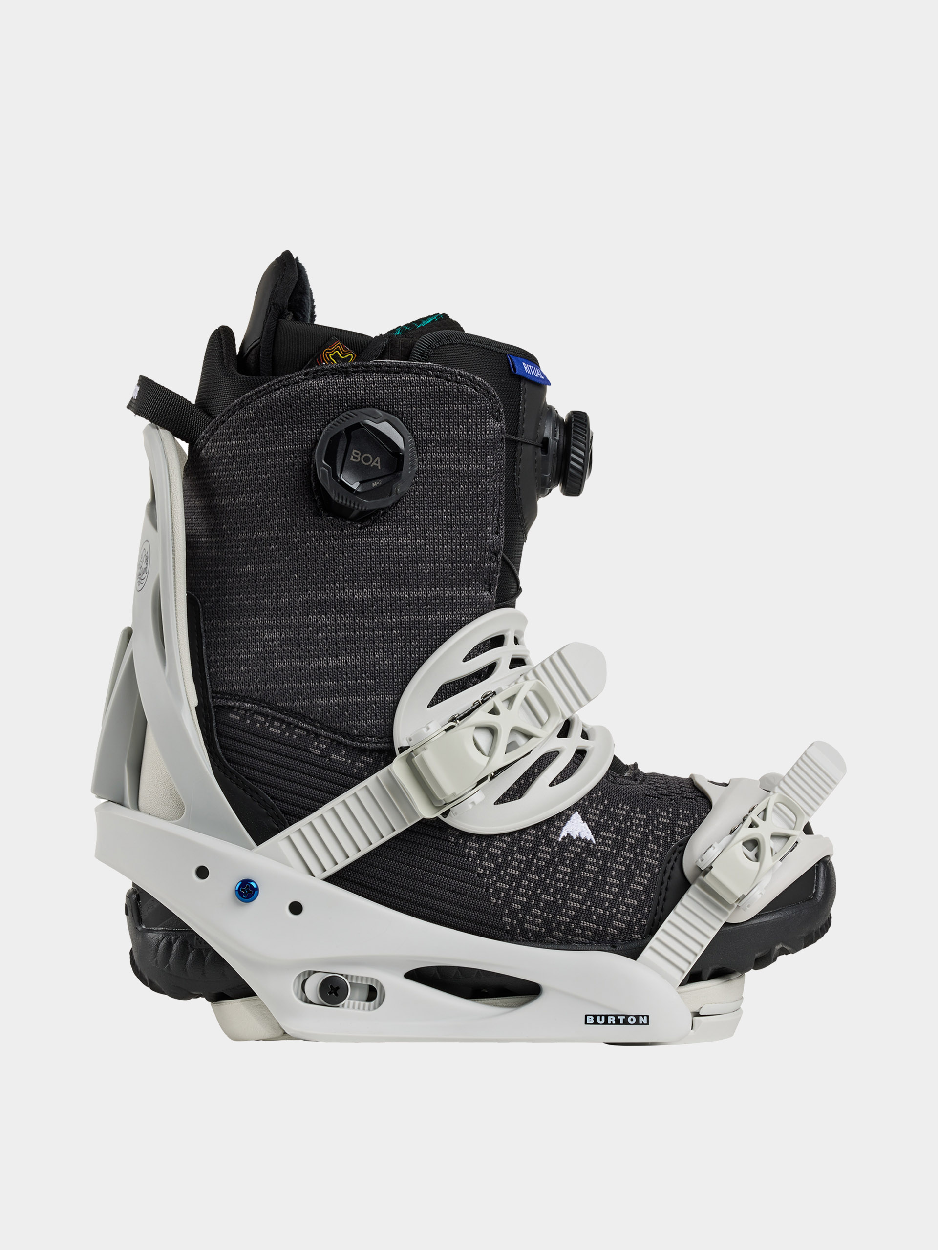 Damskie Wiązania snowboardowe Burton Citizen Reflex (gray cloud)