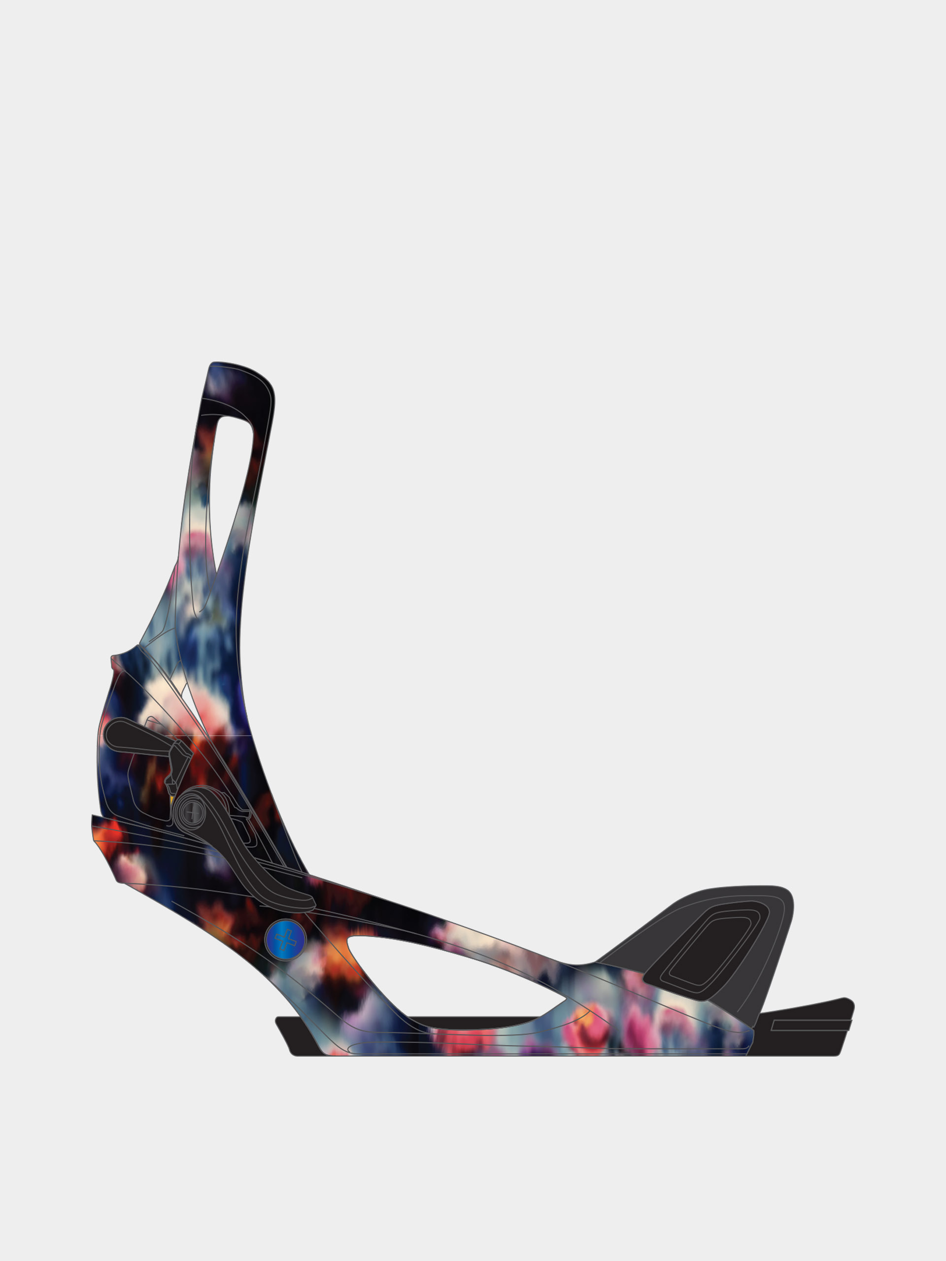 Damskie Wiązania snowboardowe Burton Step On Reflex (floral blur)
