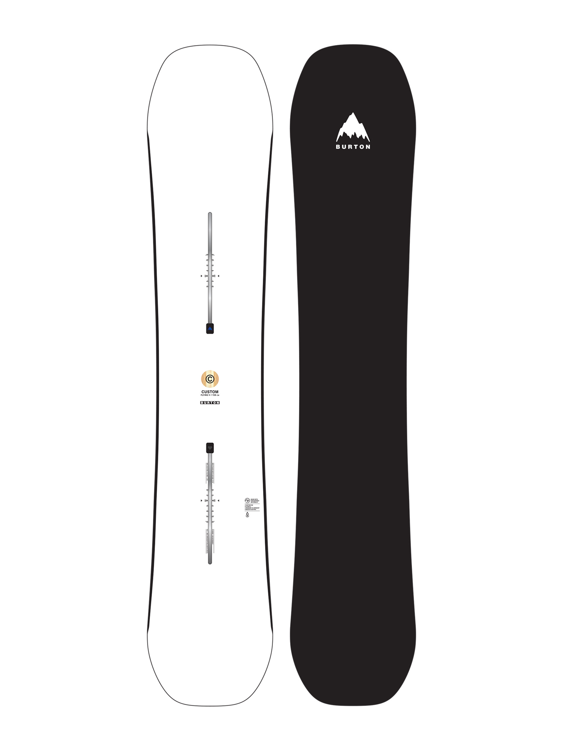 Deska snowboardowa Burton Custom Flying V (white)