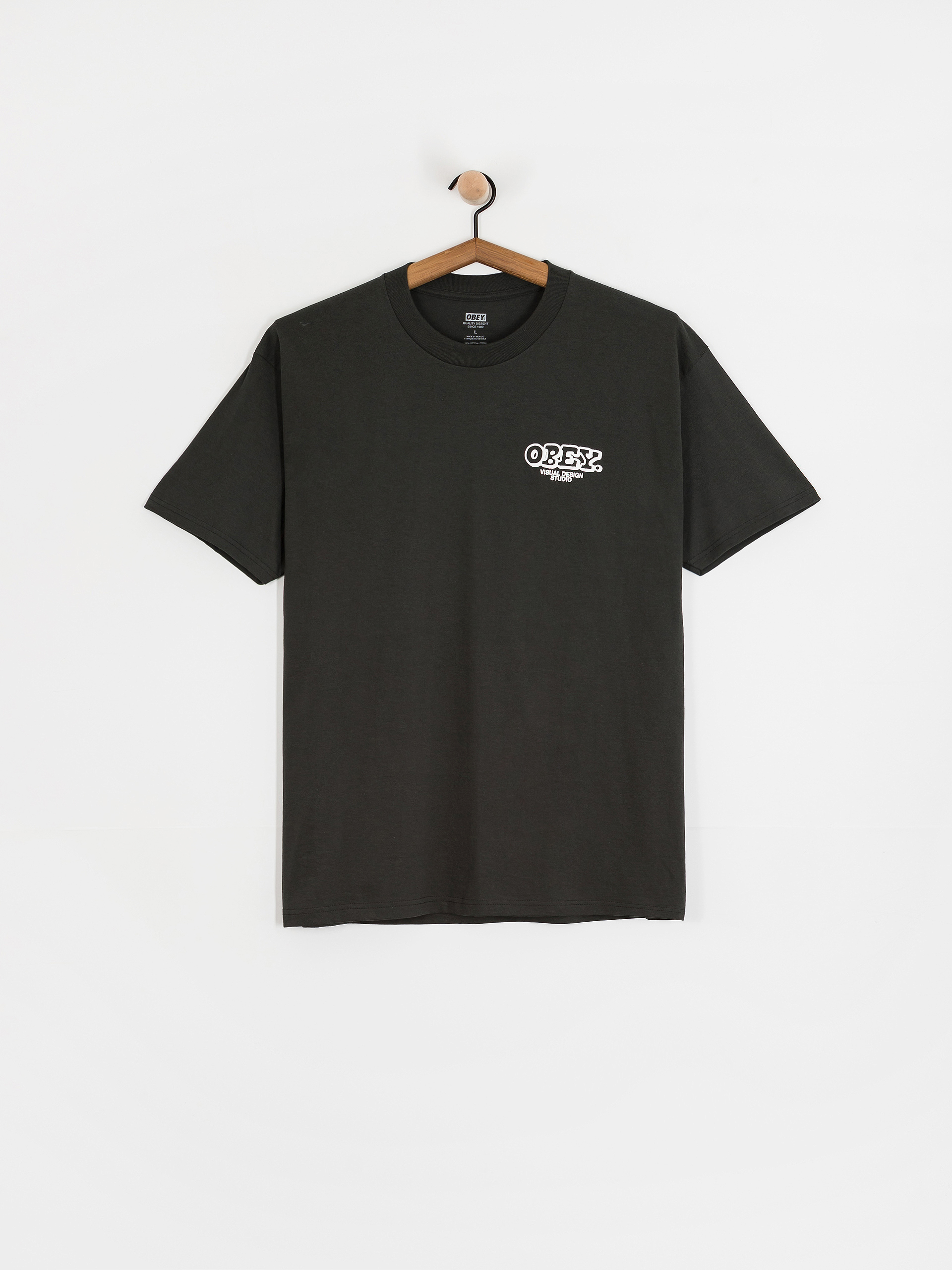 T-shirt OBEY Obey Knowledge & Growth (vintage black)