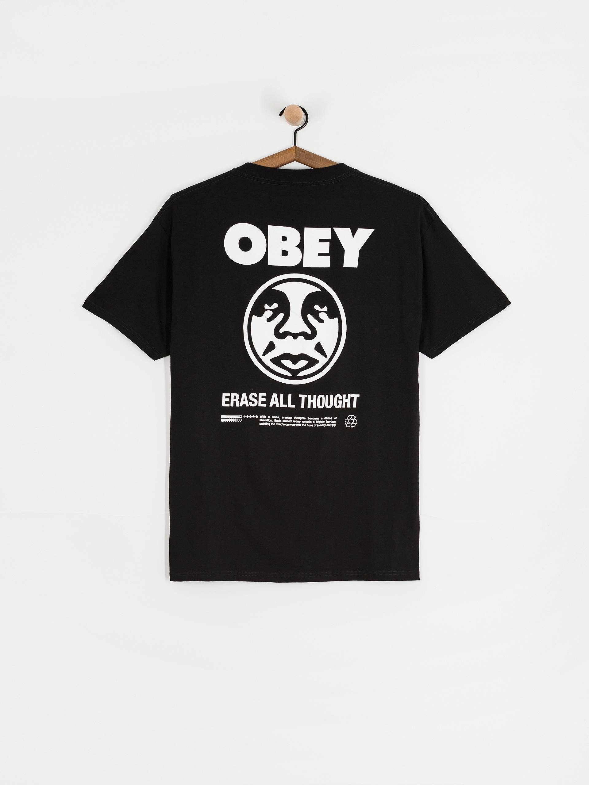 T-shirt OBEY Obey Erase All Thought (black)
