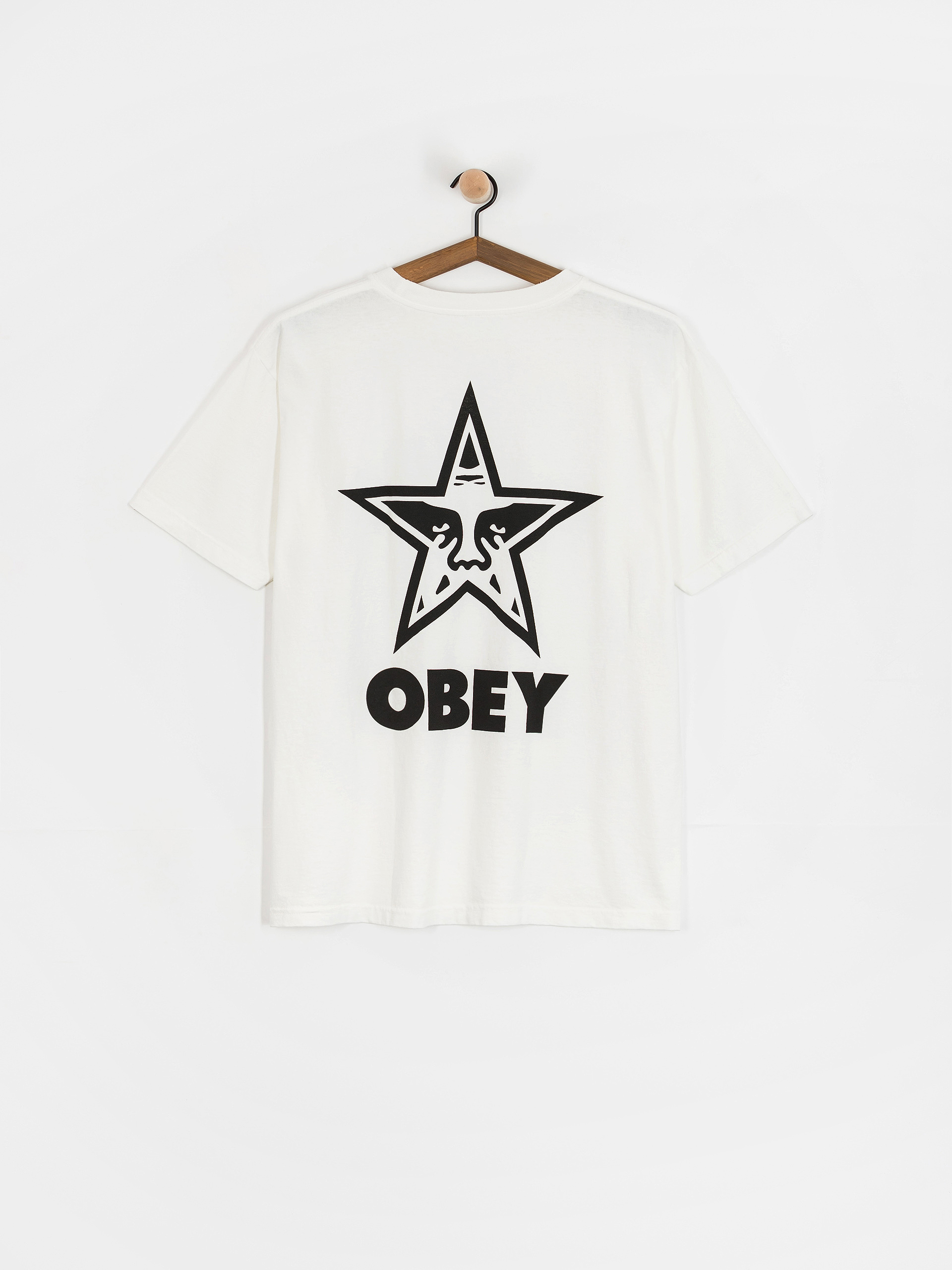T-shirt OBEY Obey Bold Star (pigmnet vintage white)