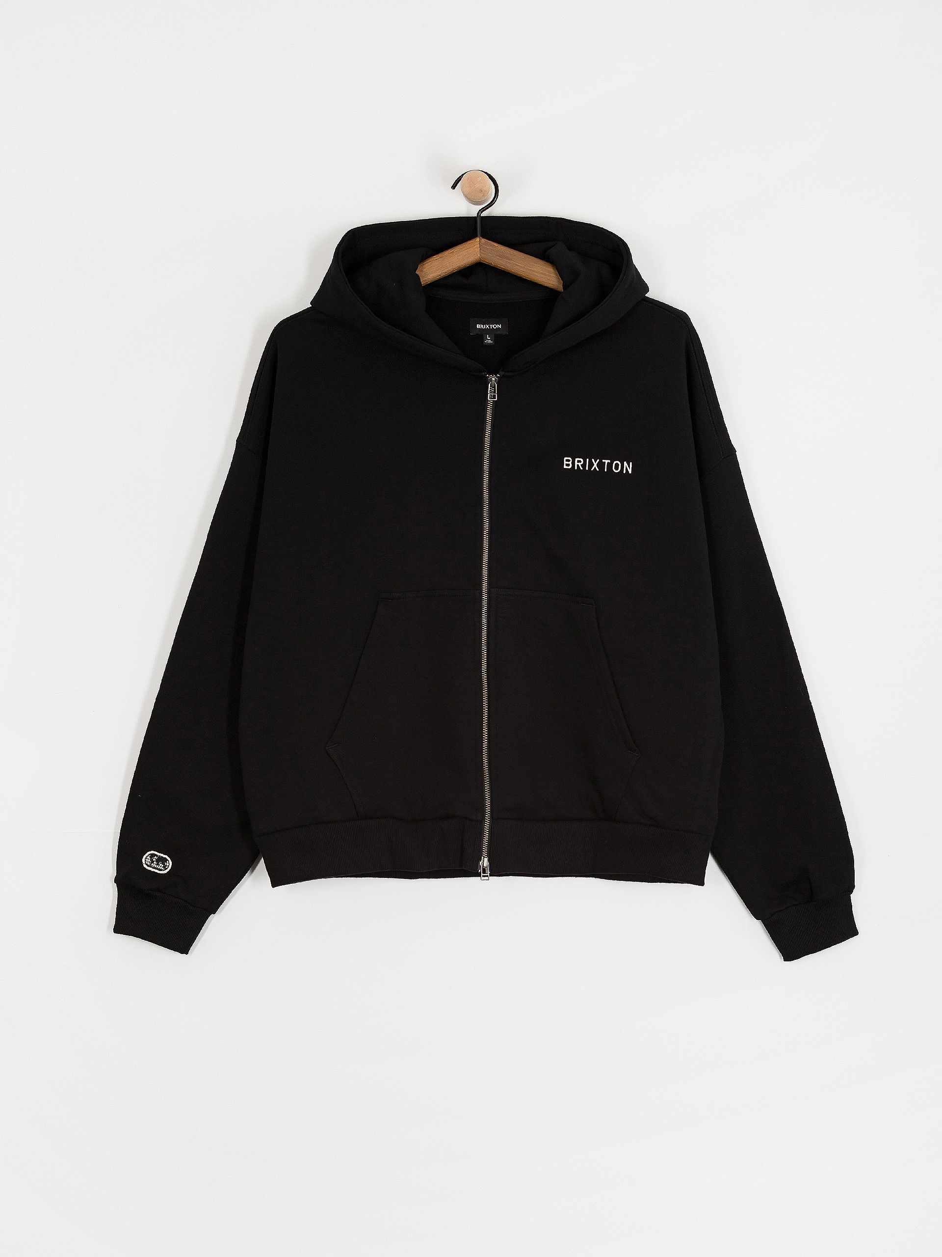 Bluza z kapturem Brixton Embroidered Hw ZHD (black)