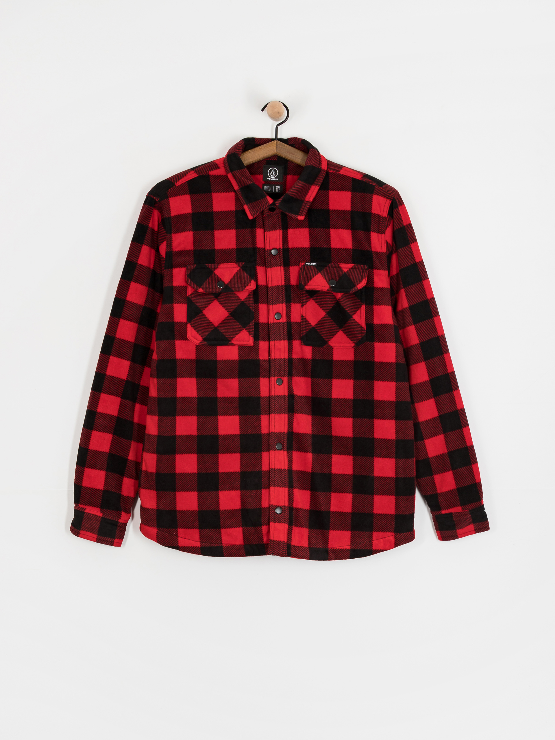 Koszula Volcom Bowered Fleece (lifeguard red)
