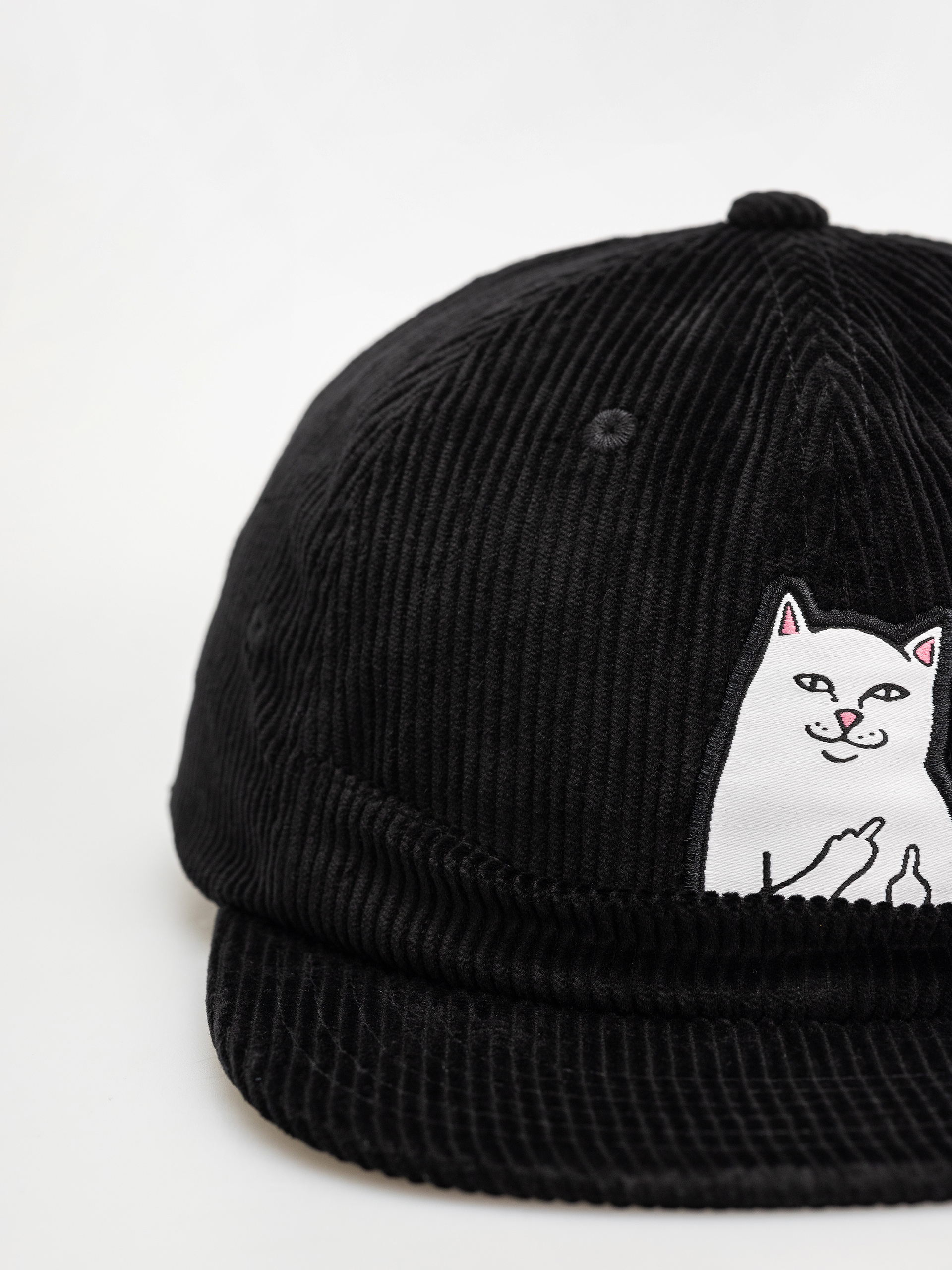 Czapka z daszkiem RipNDip Lord Nermal Corduroy (black)