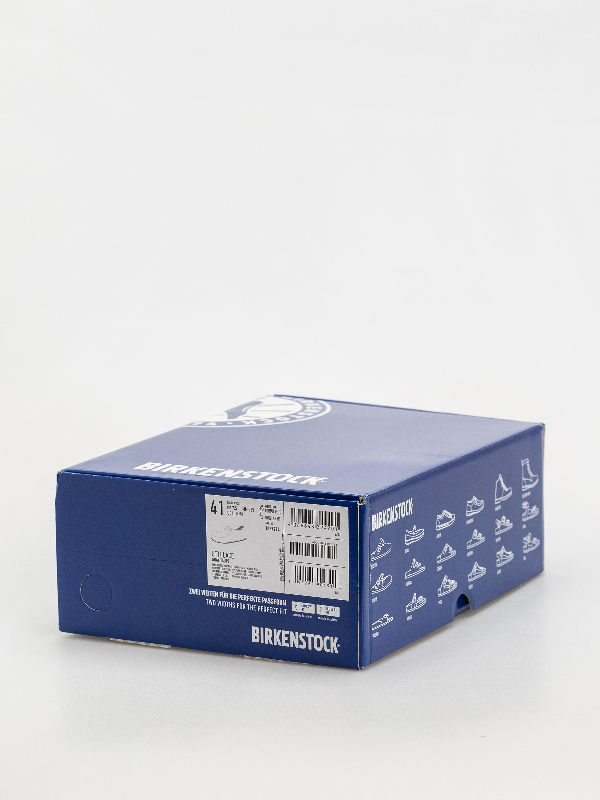 Klapki Birkenstock Utti Lace Suede Leather Regular (gray taupe)