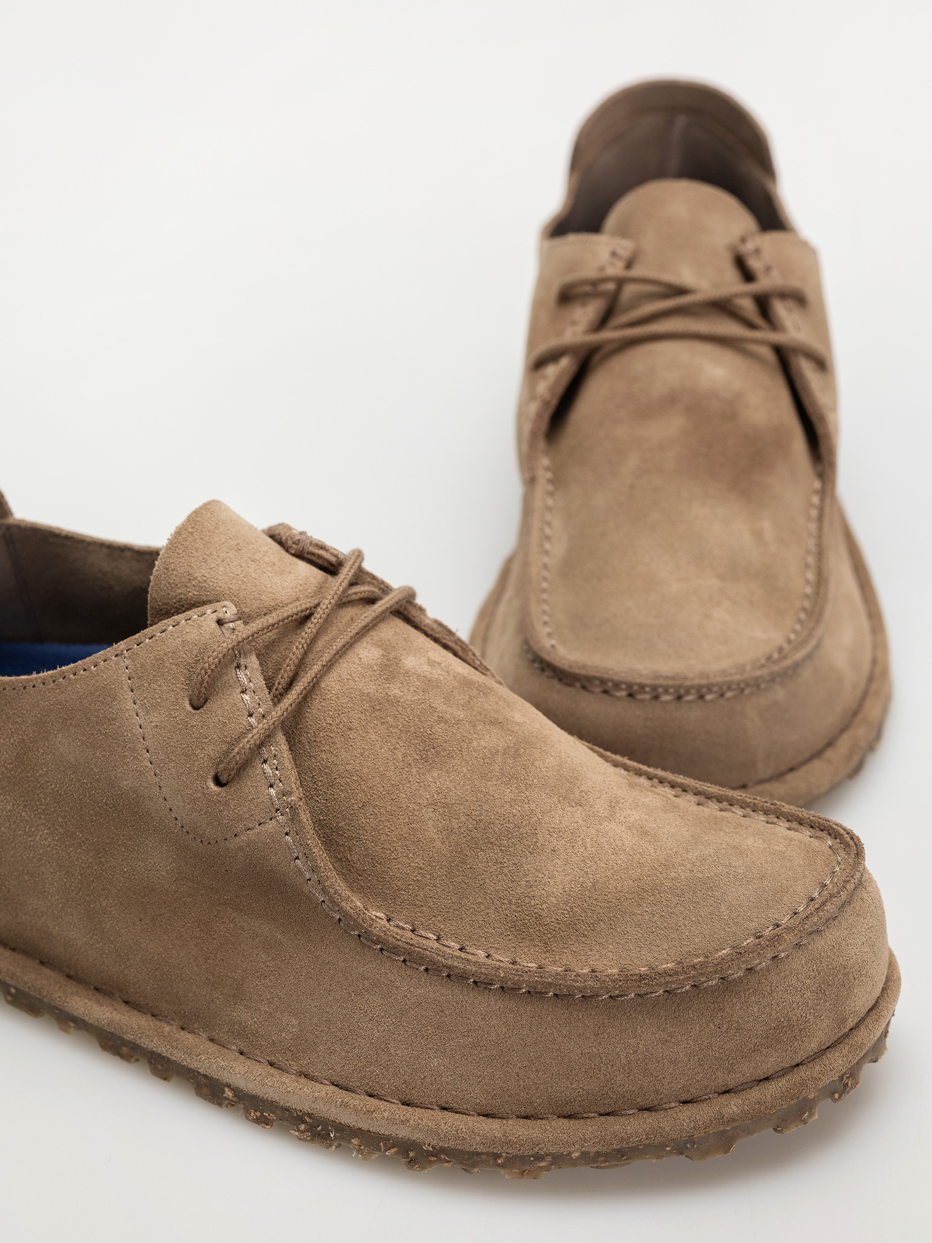 Buty Birkenstock Utti Lace Suede Leather Regular (gray taupe)