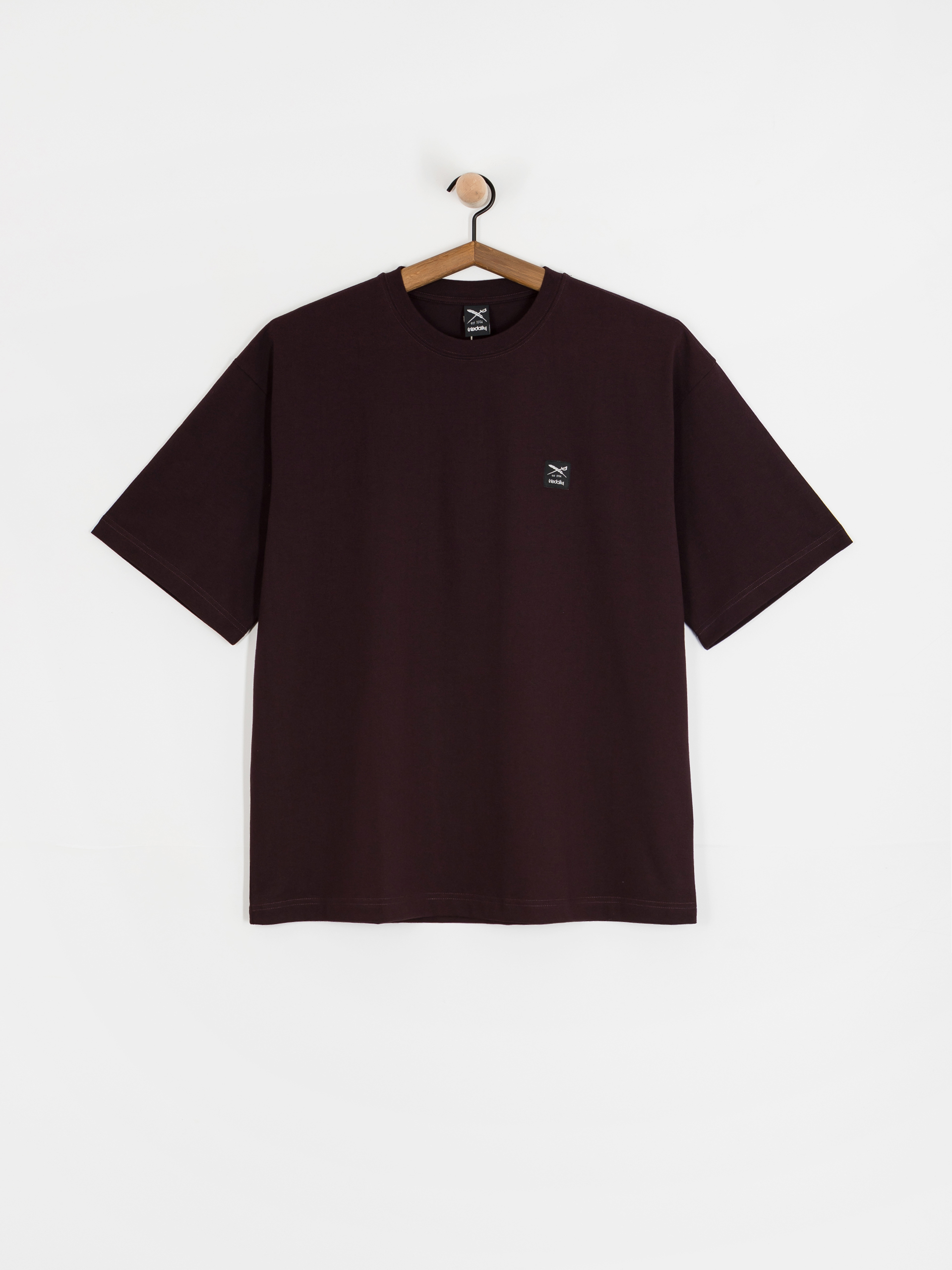 T-shirt Iriedaily Heavy Flag (aubergine)