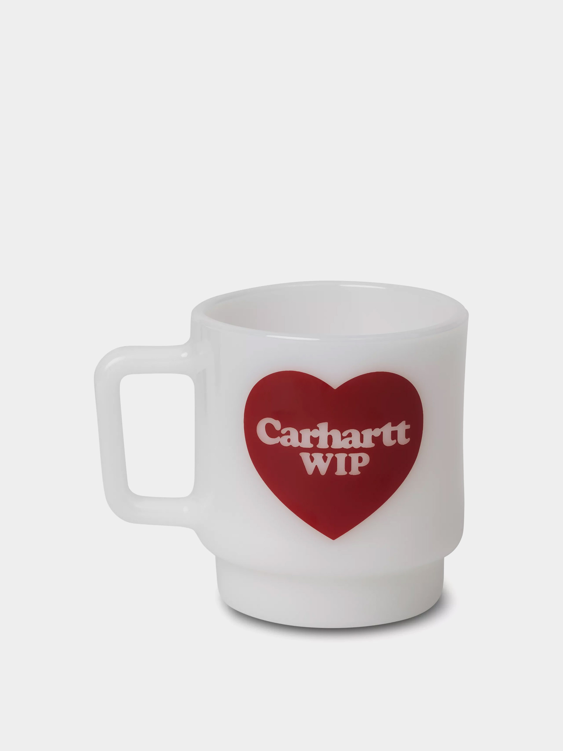Kubek Carhartt WIP Heart Glass Mug (white)
