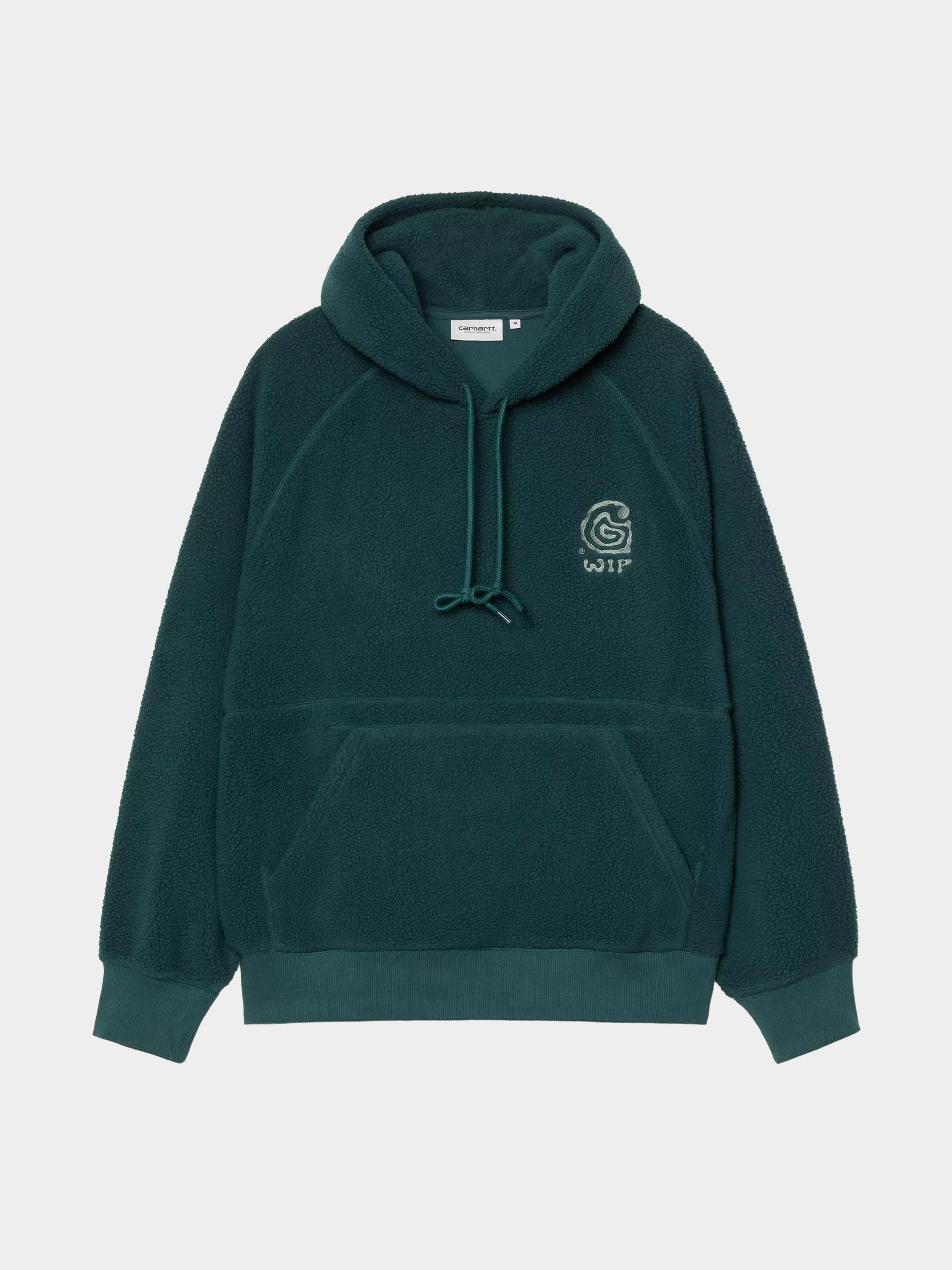 Bluza z kapturem Carhartt WIP Helix HD (deep lagoon/silver pine)