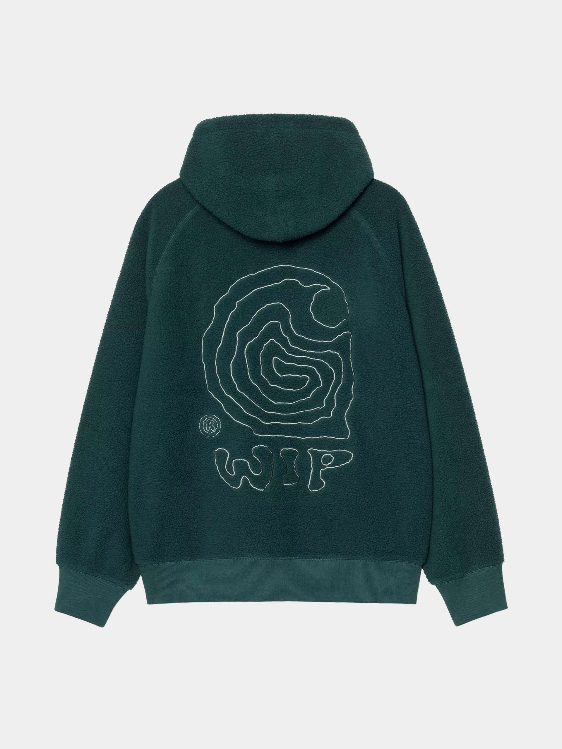 Bluza z kapturem Carhartt WIP Helix HD (deep lagoon/silver pine)