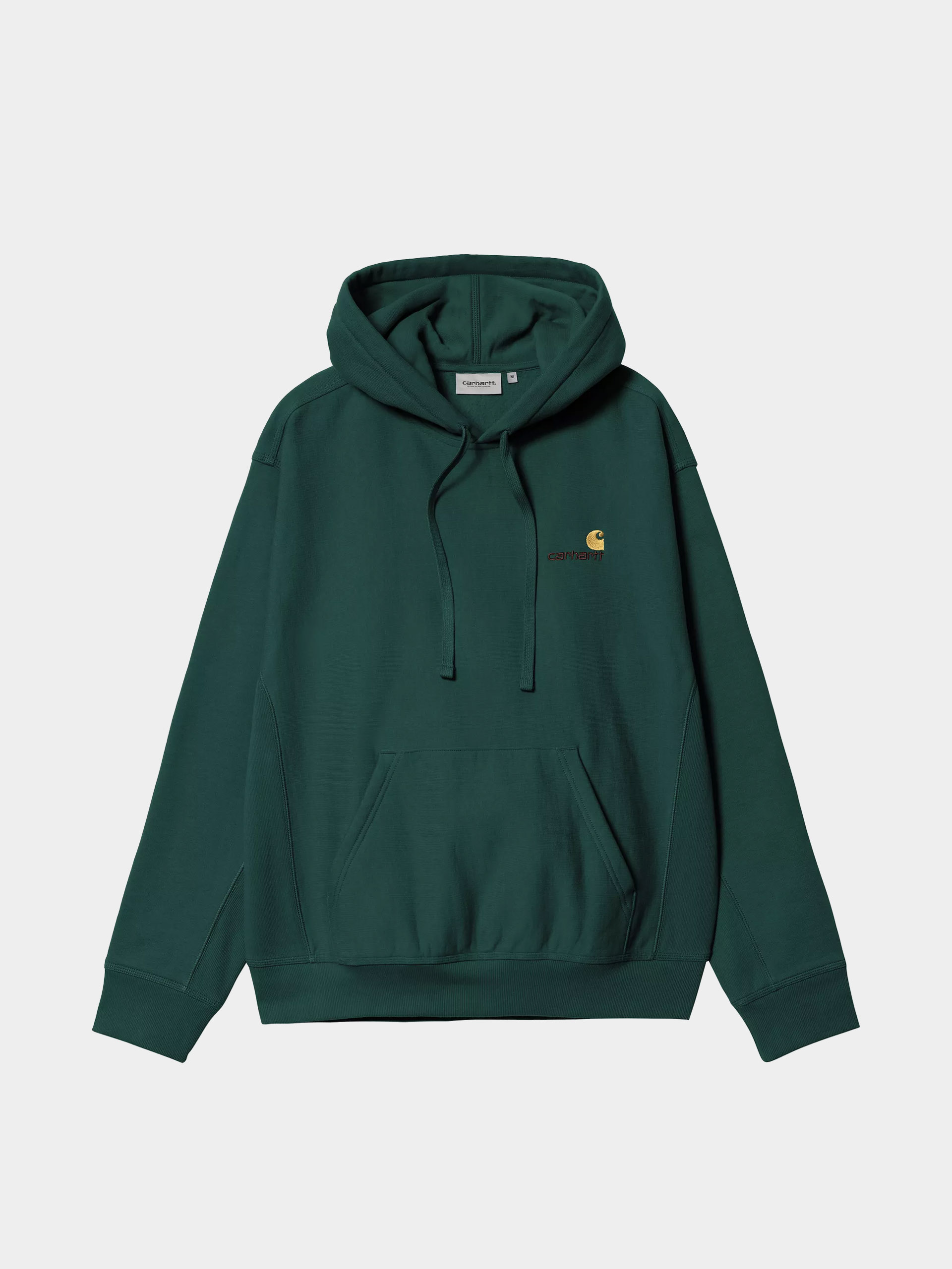 Bluza z kapturem Carhartt WIP American Script HD (dark fir)