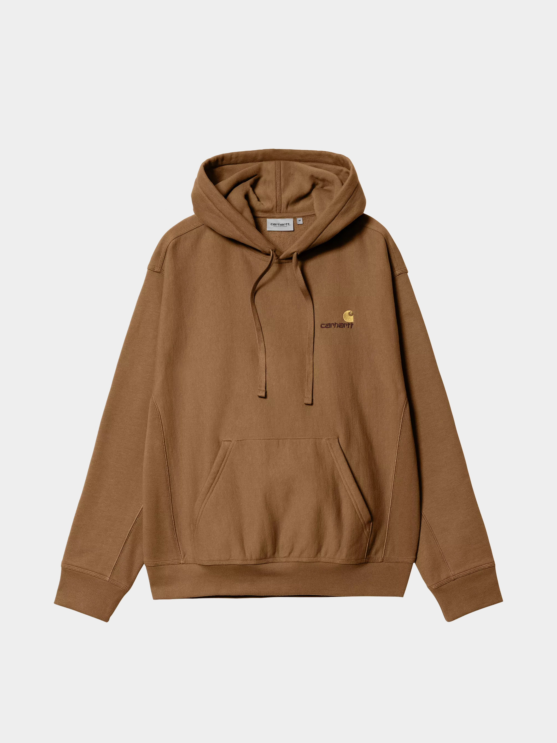 Bluza z kapturem Carhartt WIP American Script HD (hamilton brown)