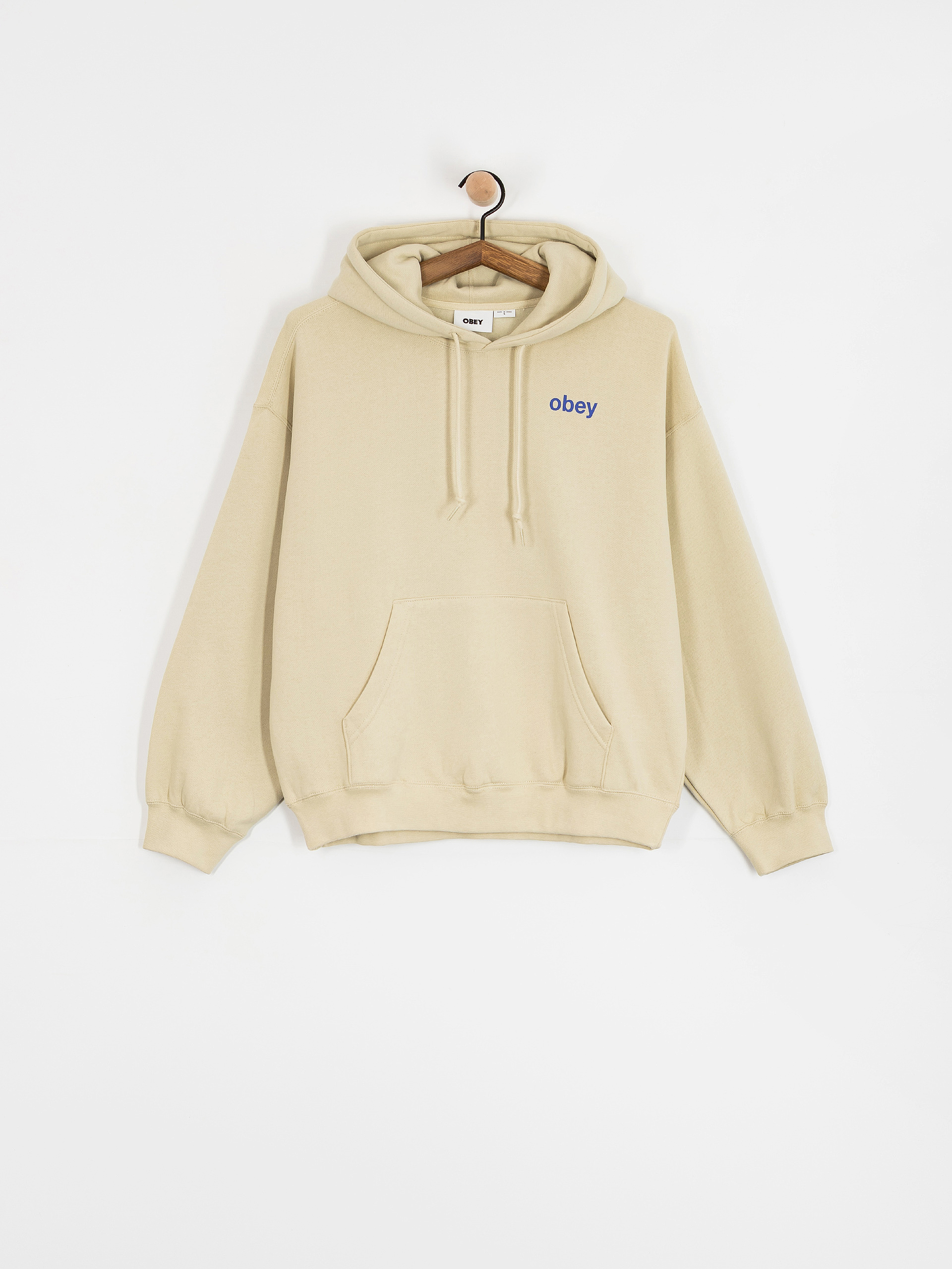Bluza z kapturem OBEY Time Baggy Relaxed HD Wmn (sand)