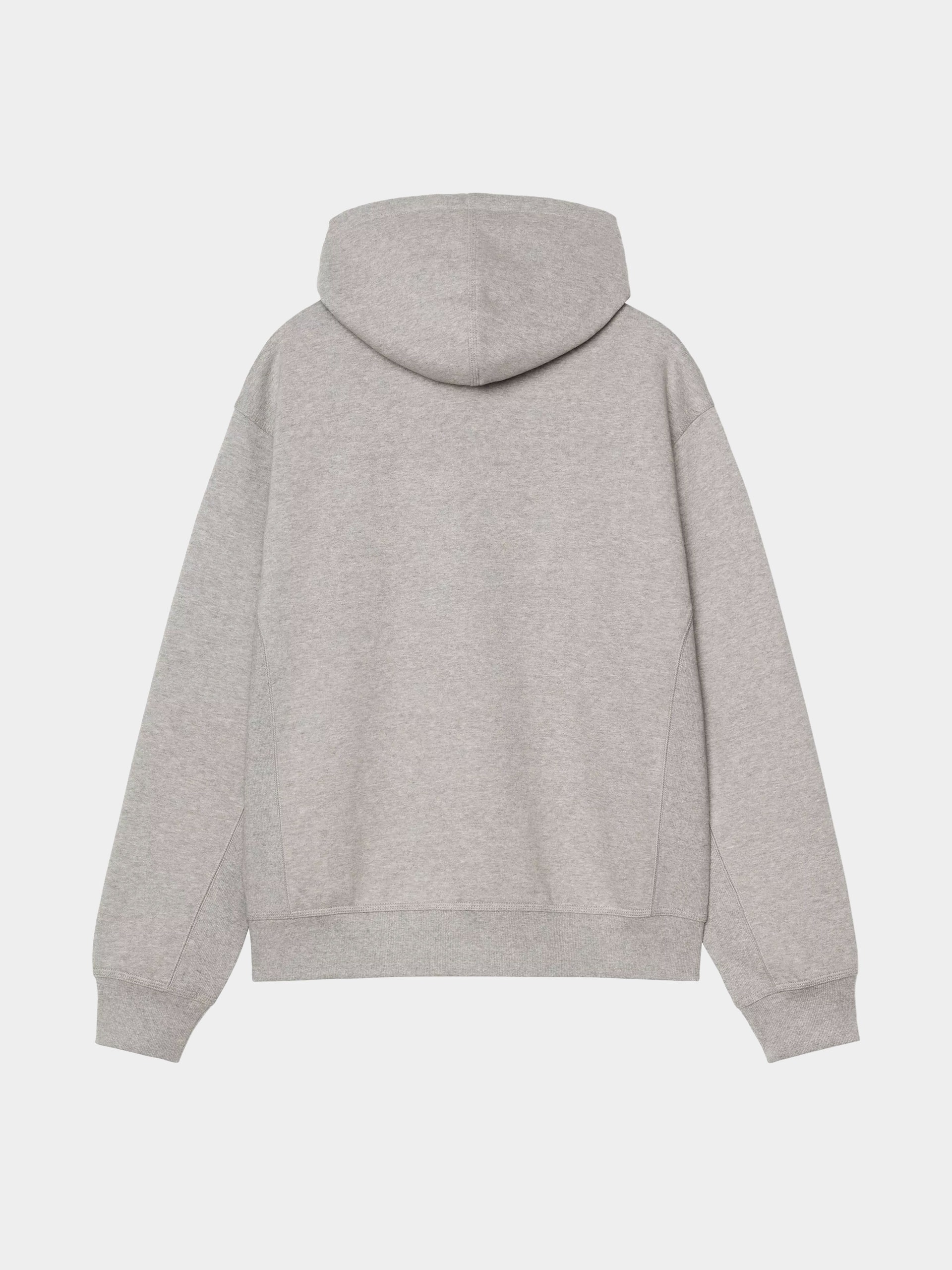 Bluza z kapturem Carhartt WIP American Script ZHD (grey heather)