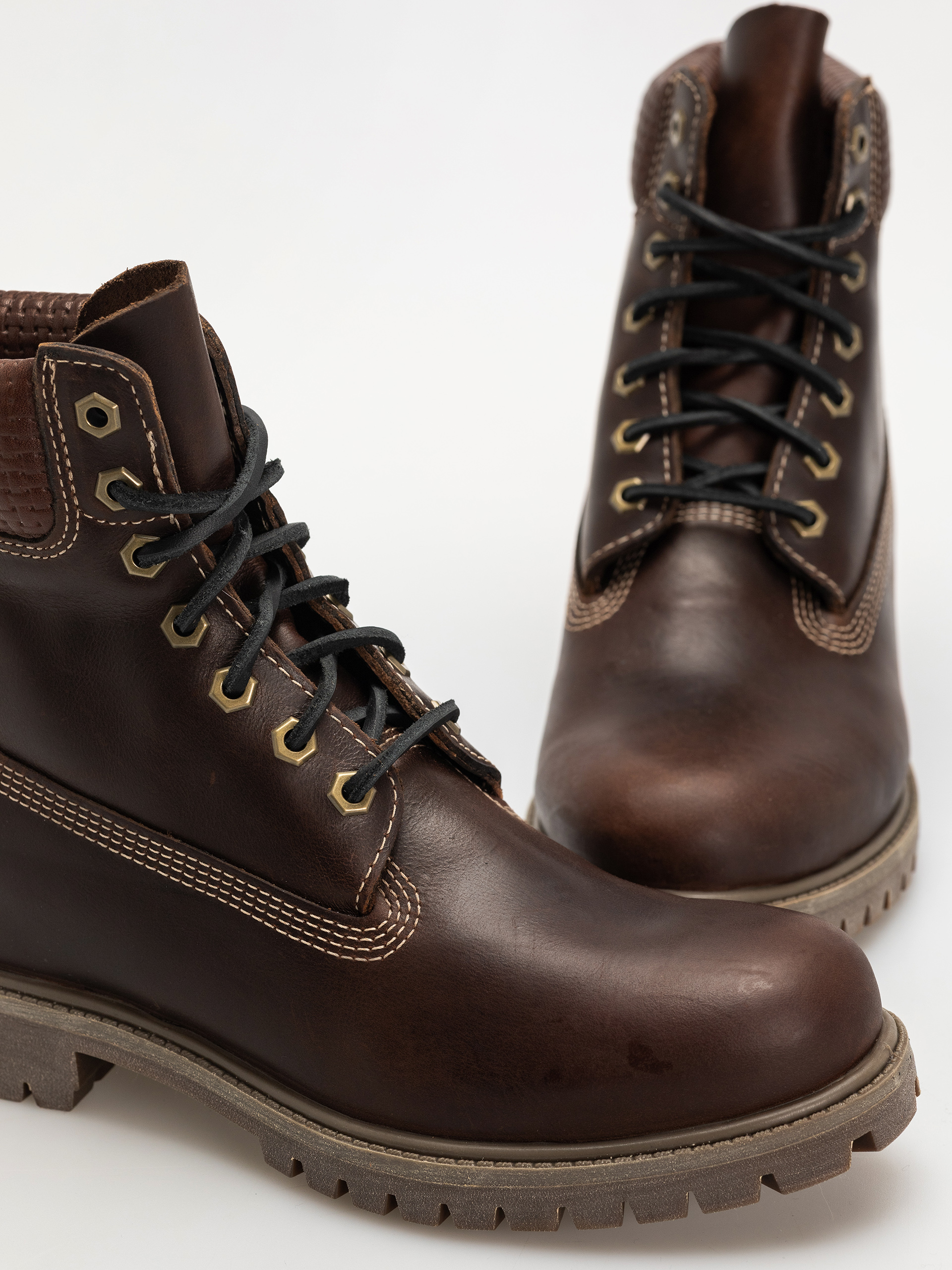 Buty zimowe Timberland Premium 6 Inch (md brown full grain w blk)