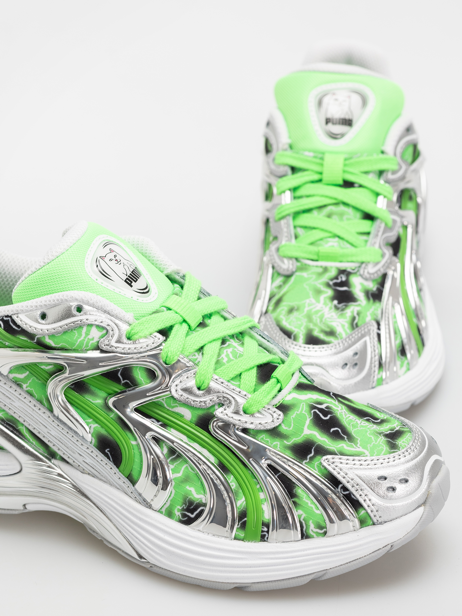 Buty Puma X RipNDip Inverse (puma silver/fluro green pes)