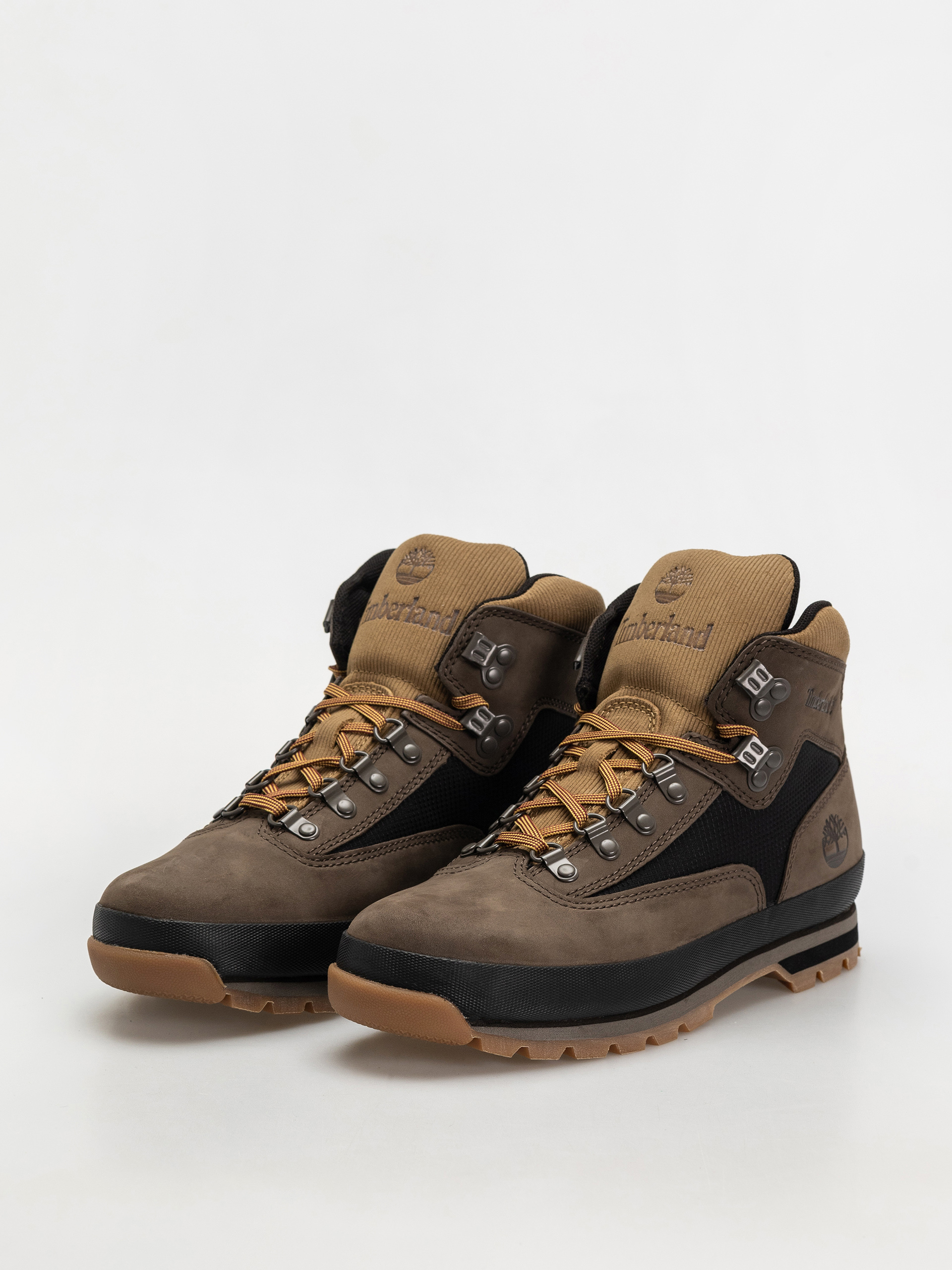 Buty zimowe Timberland Euro Hiker (dark brown nubuck w black)