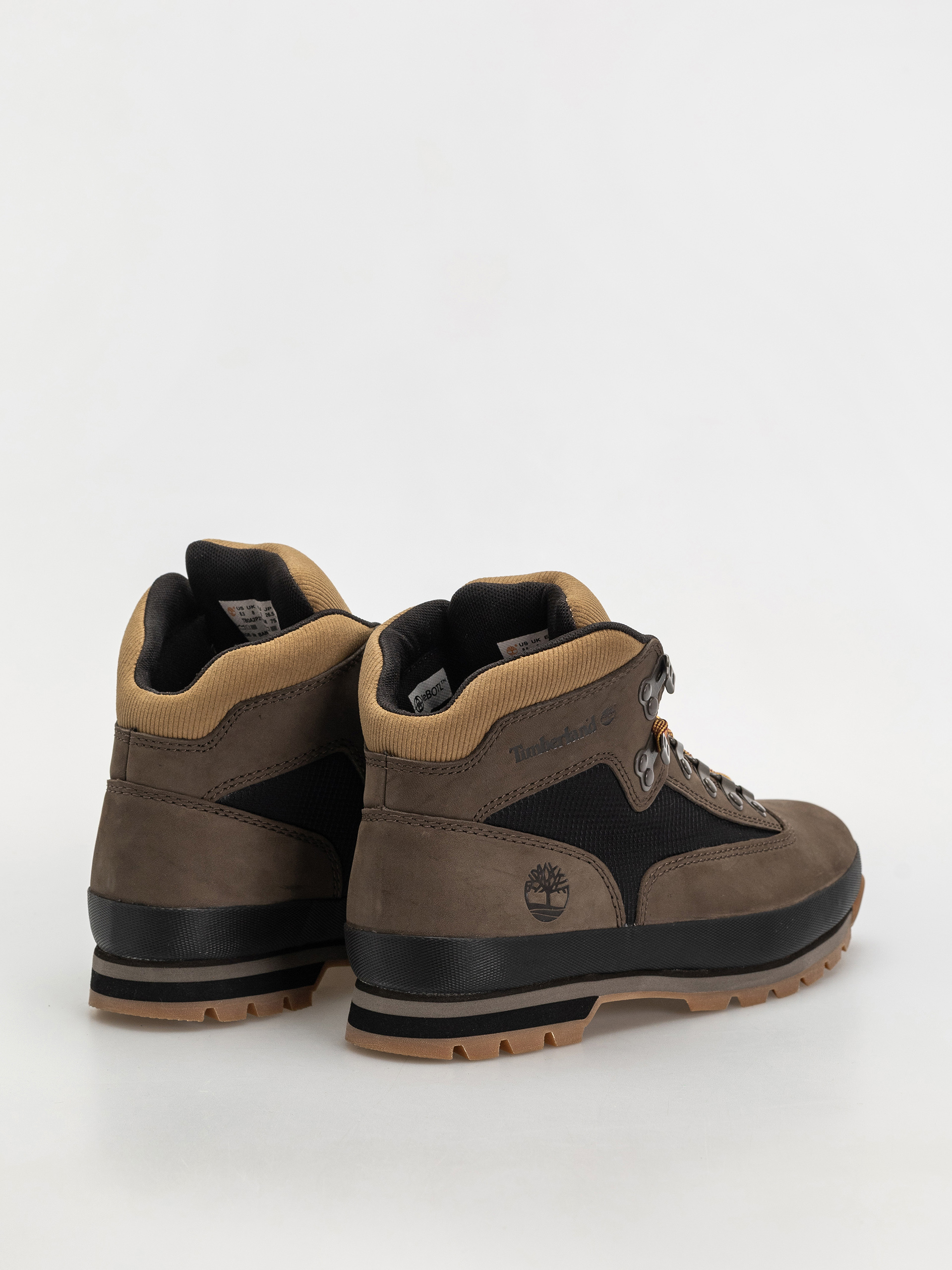 Buty zimowe Timberland Euro Hiker (dark brown nubuck w black)