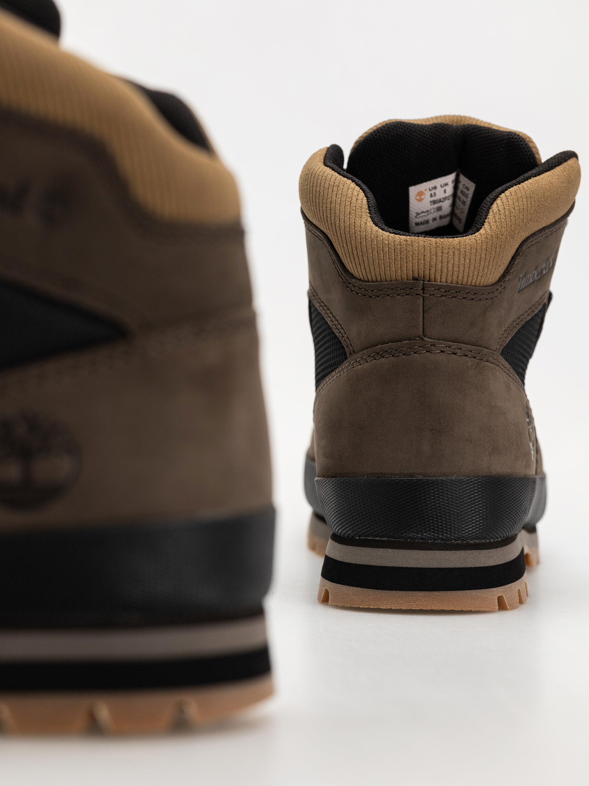 Buty zimowe Timberland Euro Hiker (dark brown nubuck w black)