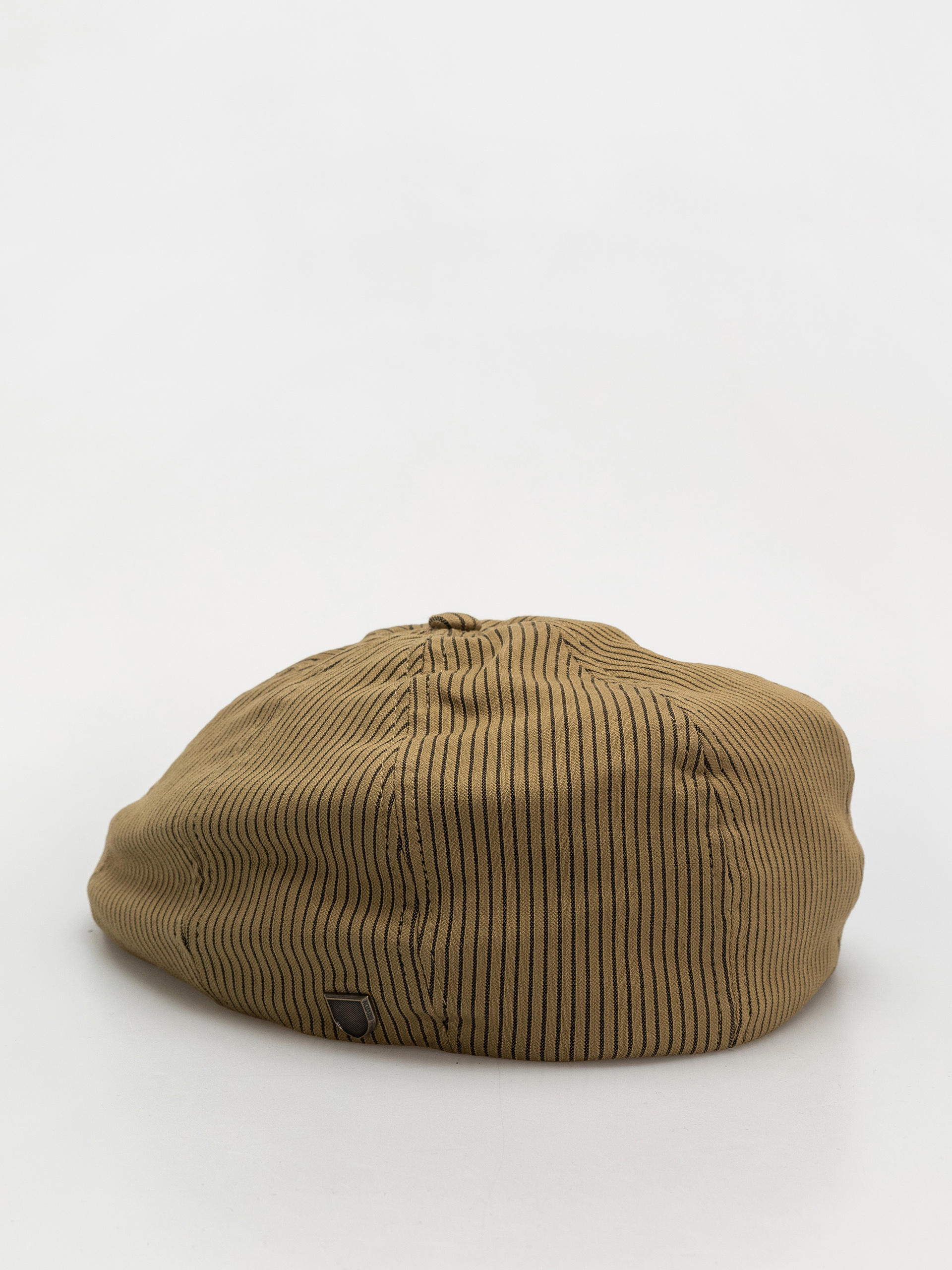 Kaszkiet Brixton Brood Snap Cap (dark tan/black hickory stripe)