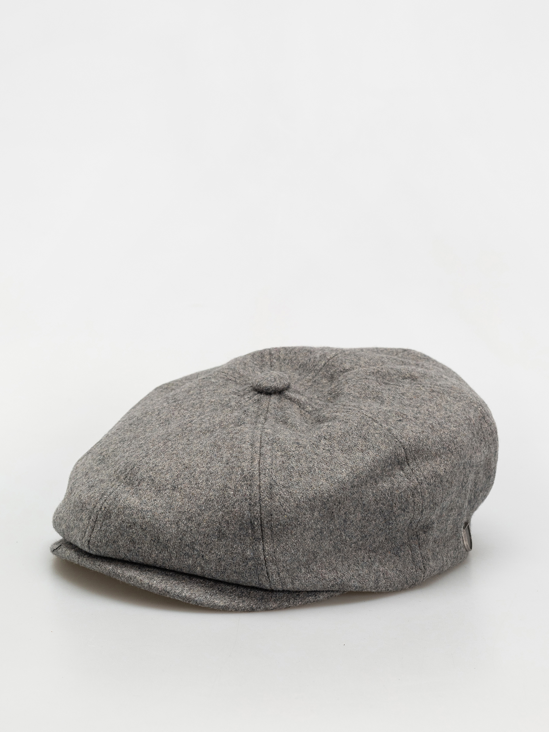 Kaszkiet Brixton Brood Flannel Snap Cap (dark heather grey/washed navy)