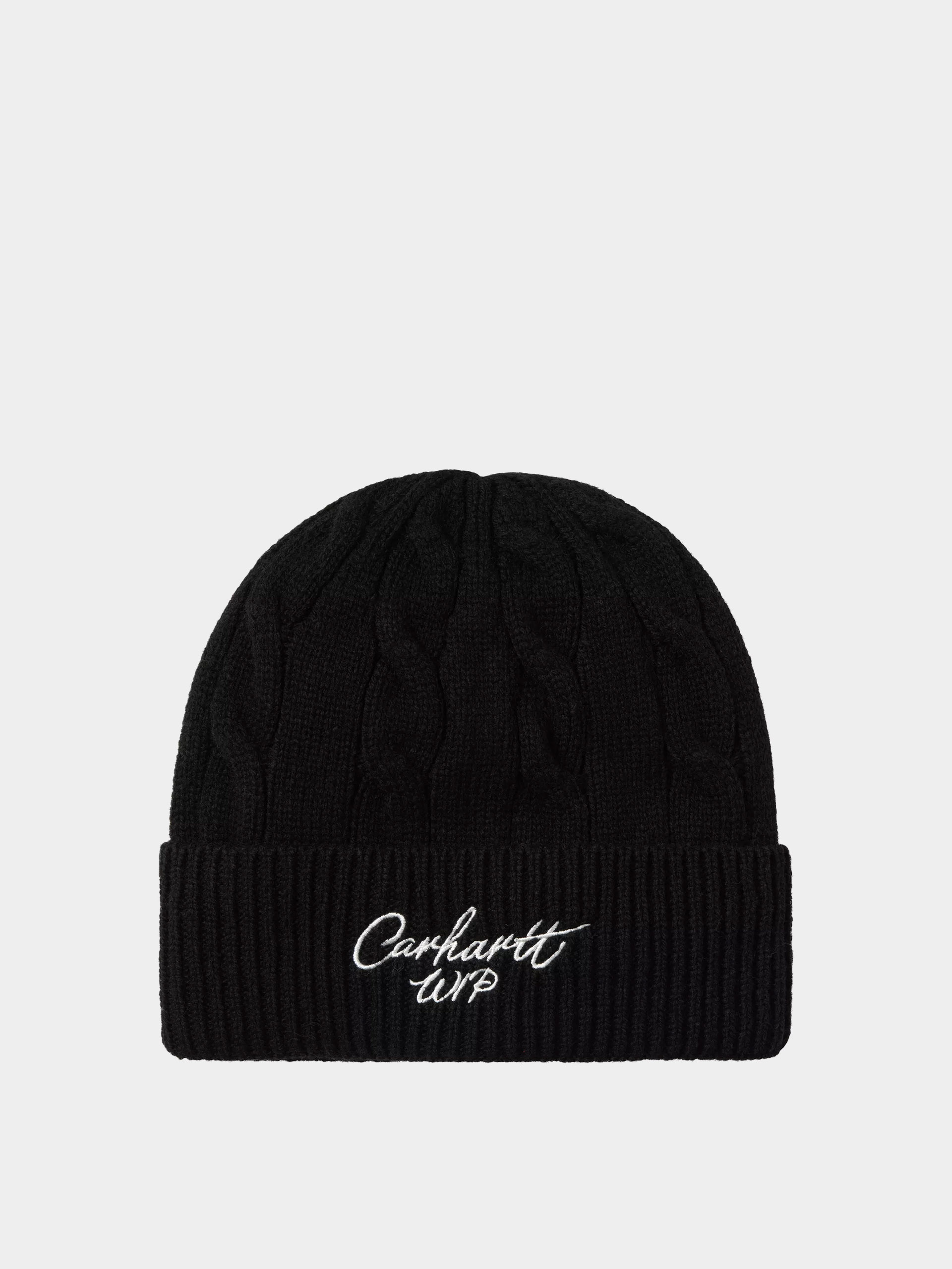 Czapka zimowa Carhartt WIP Signature Cable (black/salt)